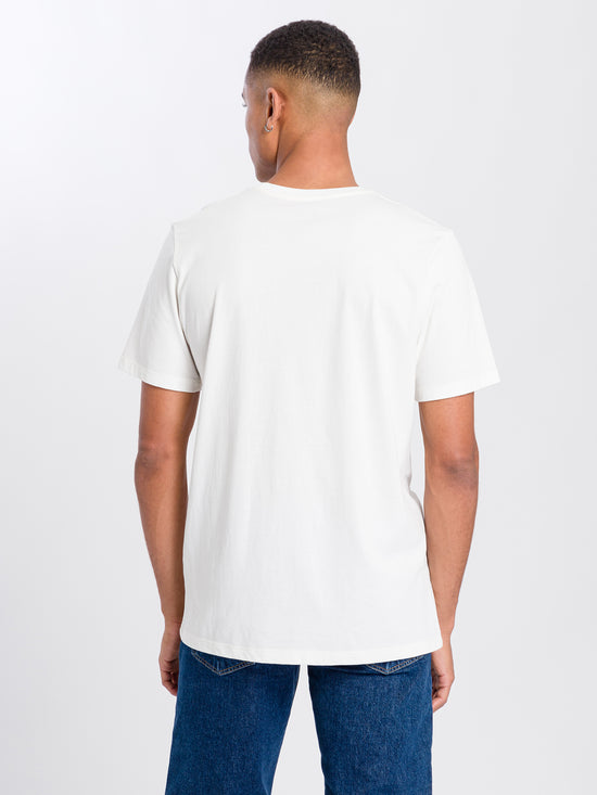 Men's regular print t-shirt white