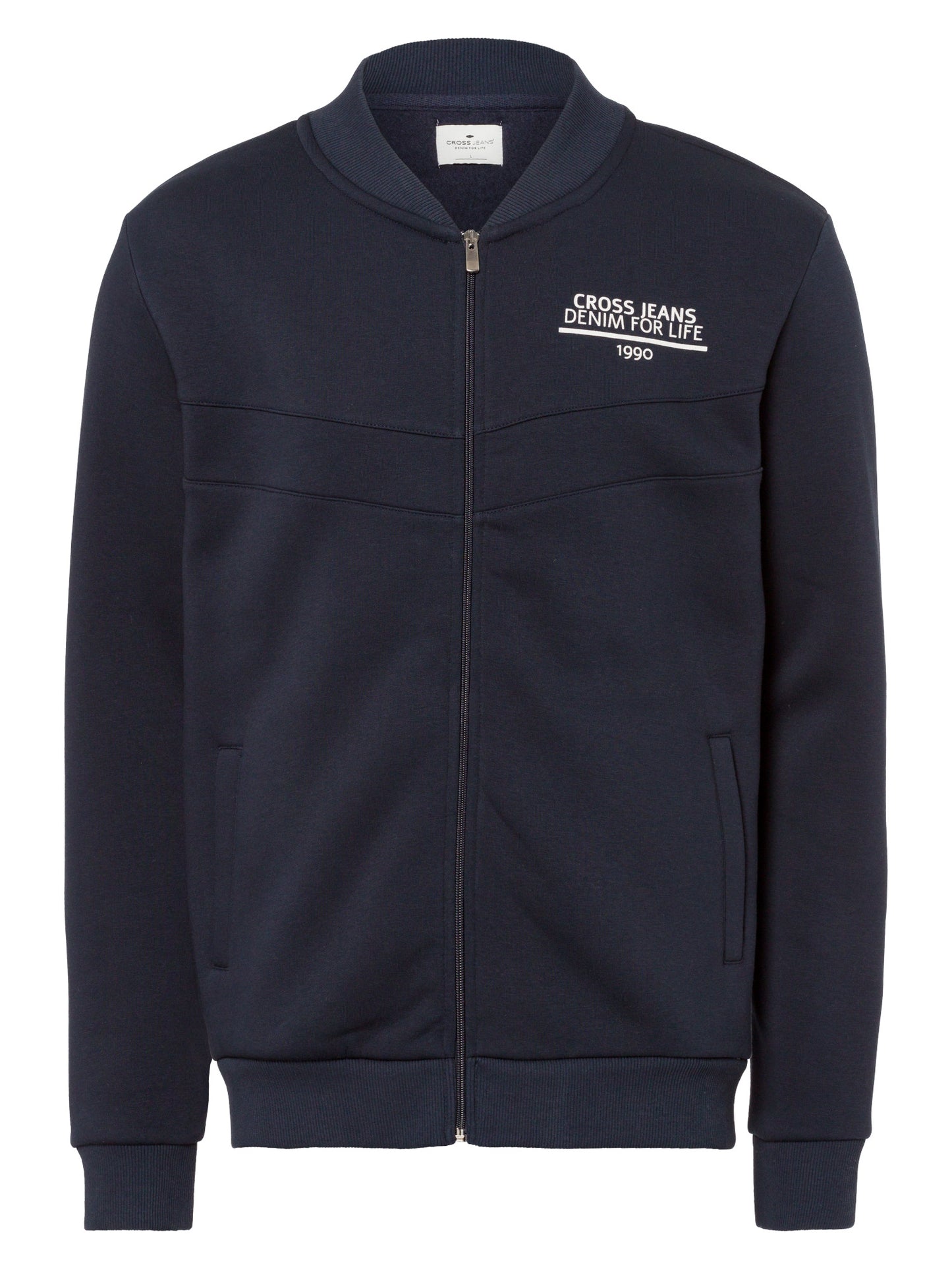 Herren Regular Sweatshirt mit Print blau