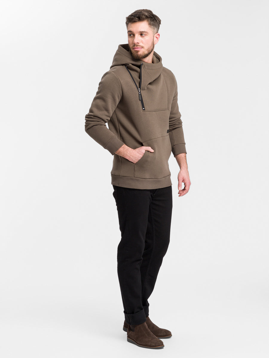 LIVERGY® Herren Sweatjacke Mit Kängurutasche