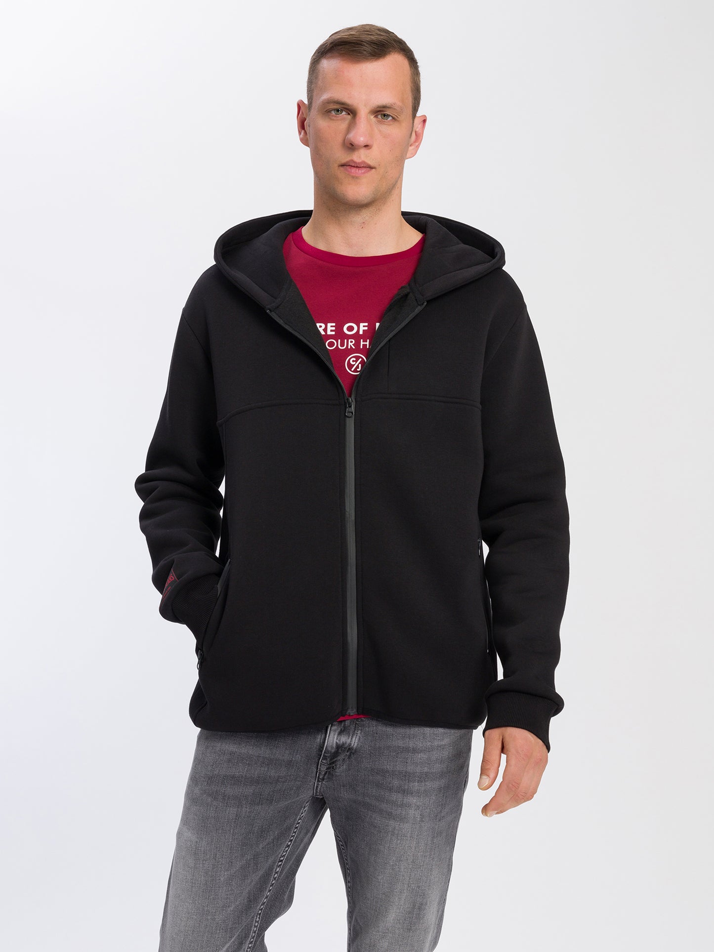 REGULAR FIT  SWEATSHIRTJACKE