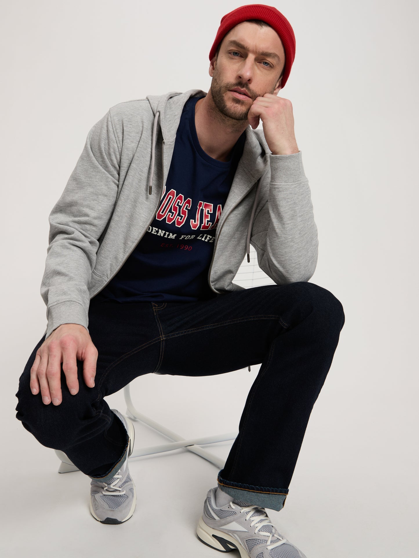 REGULAR FIT  SWEATSHIRTJACKE