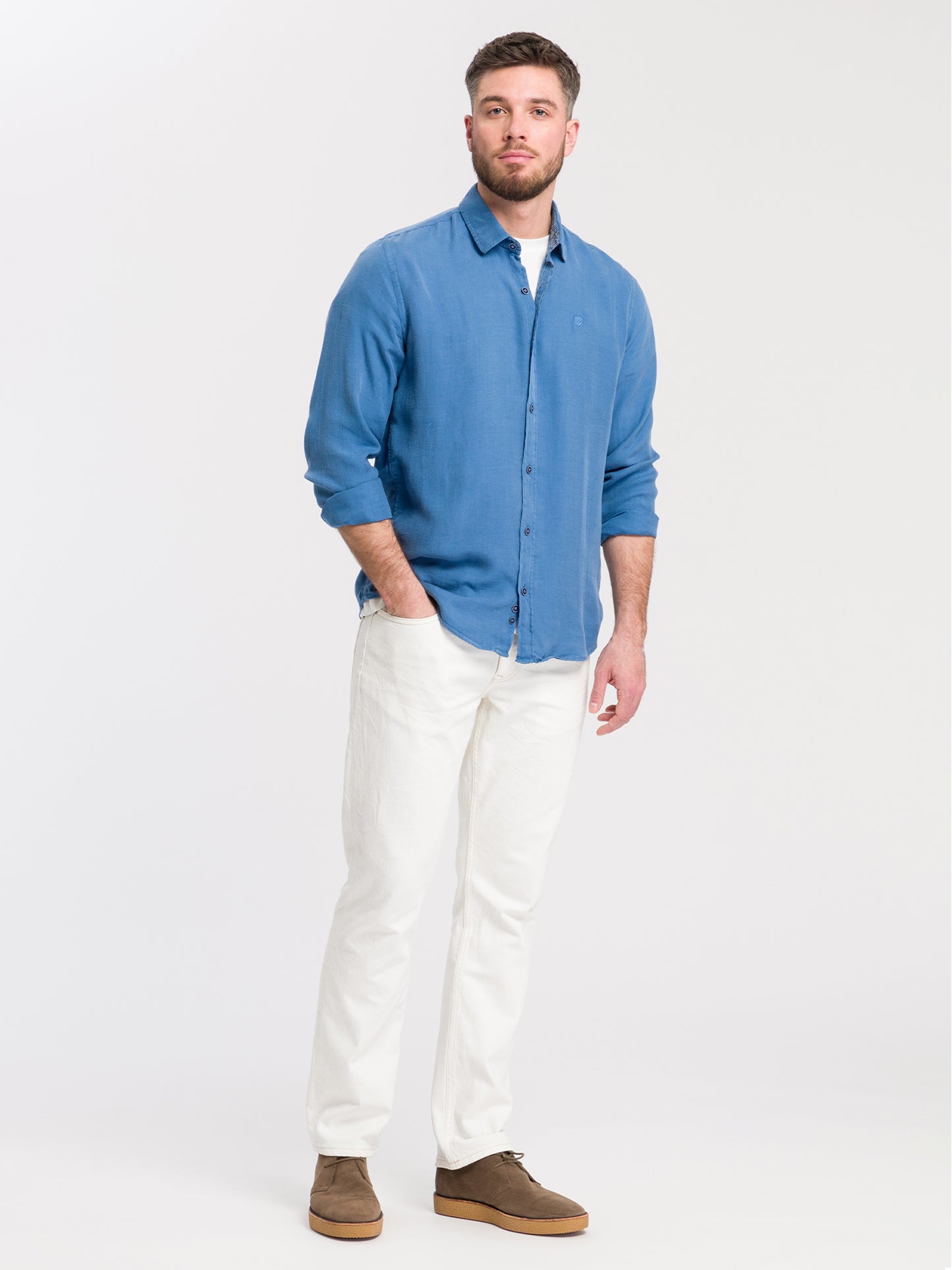 REGULAR FIT SOLID HEMD