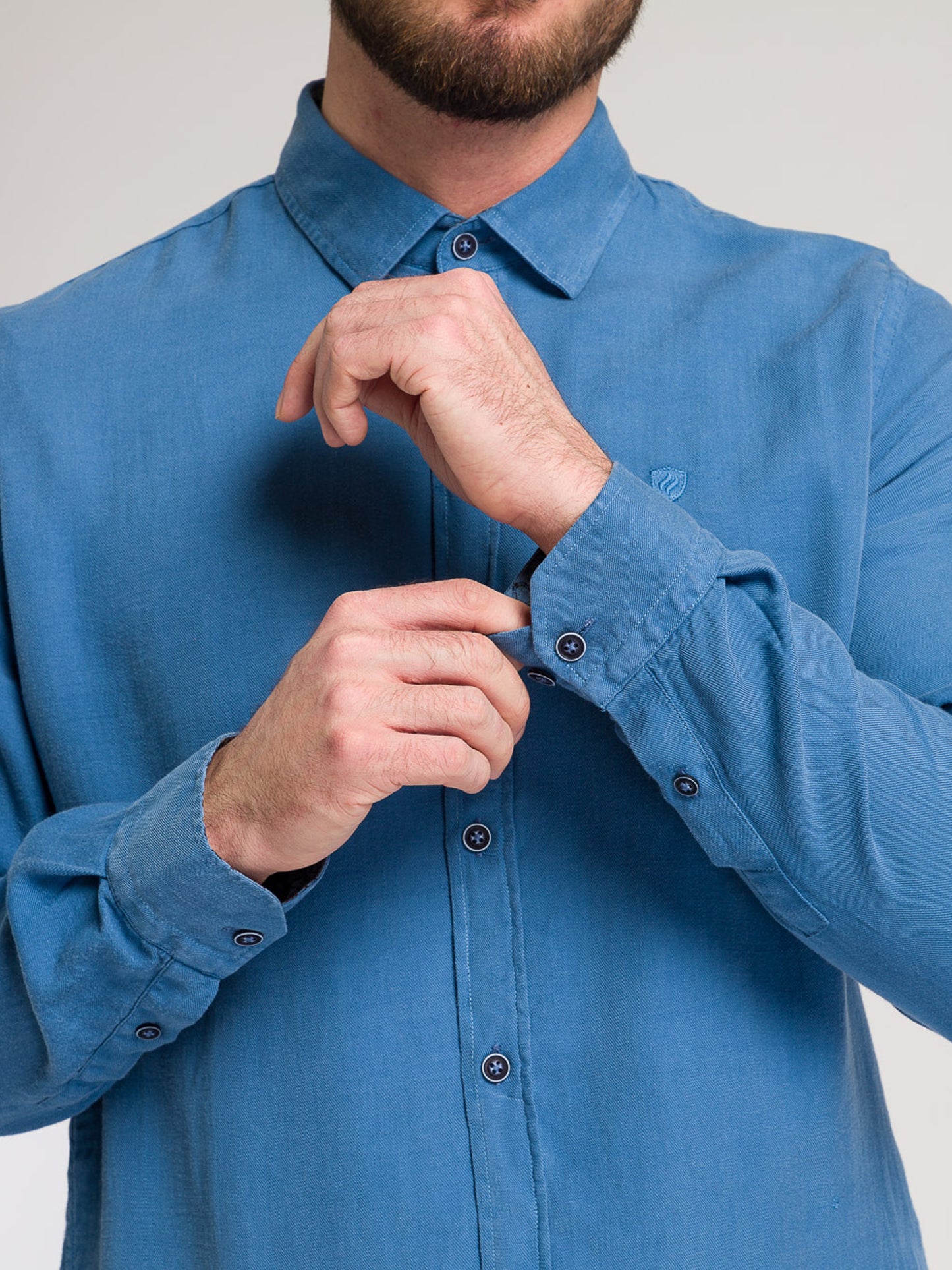 REGULAR FIT SOLID HEMD