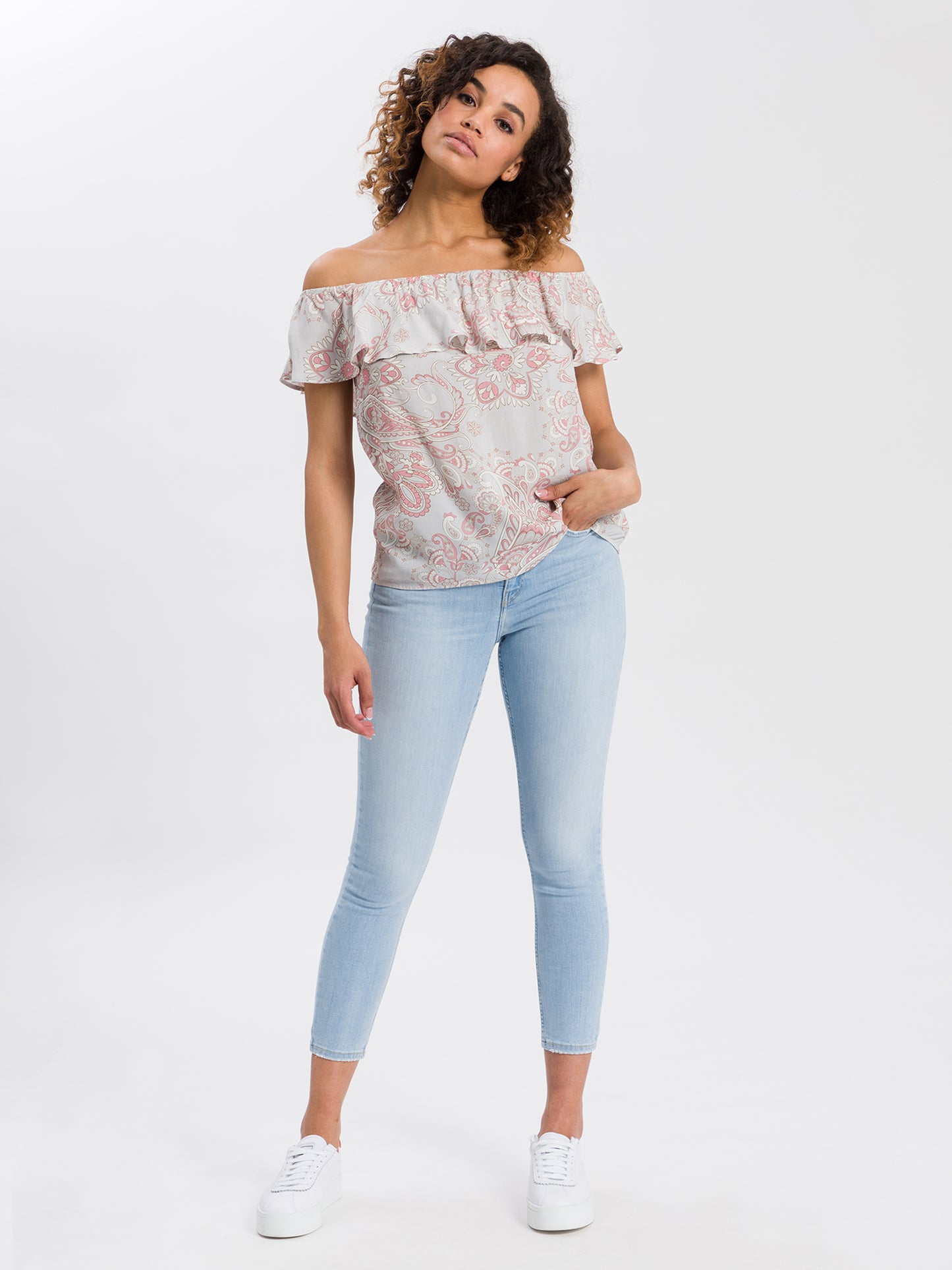 DAMEN PRINTED BLUSE