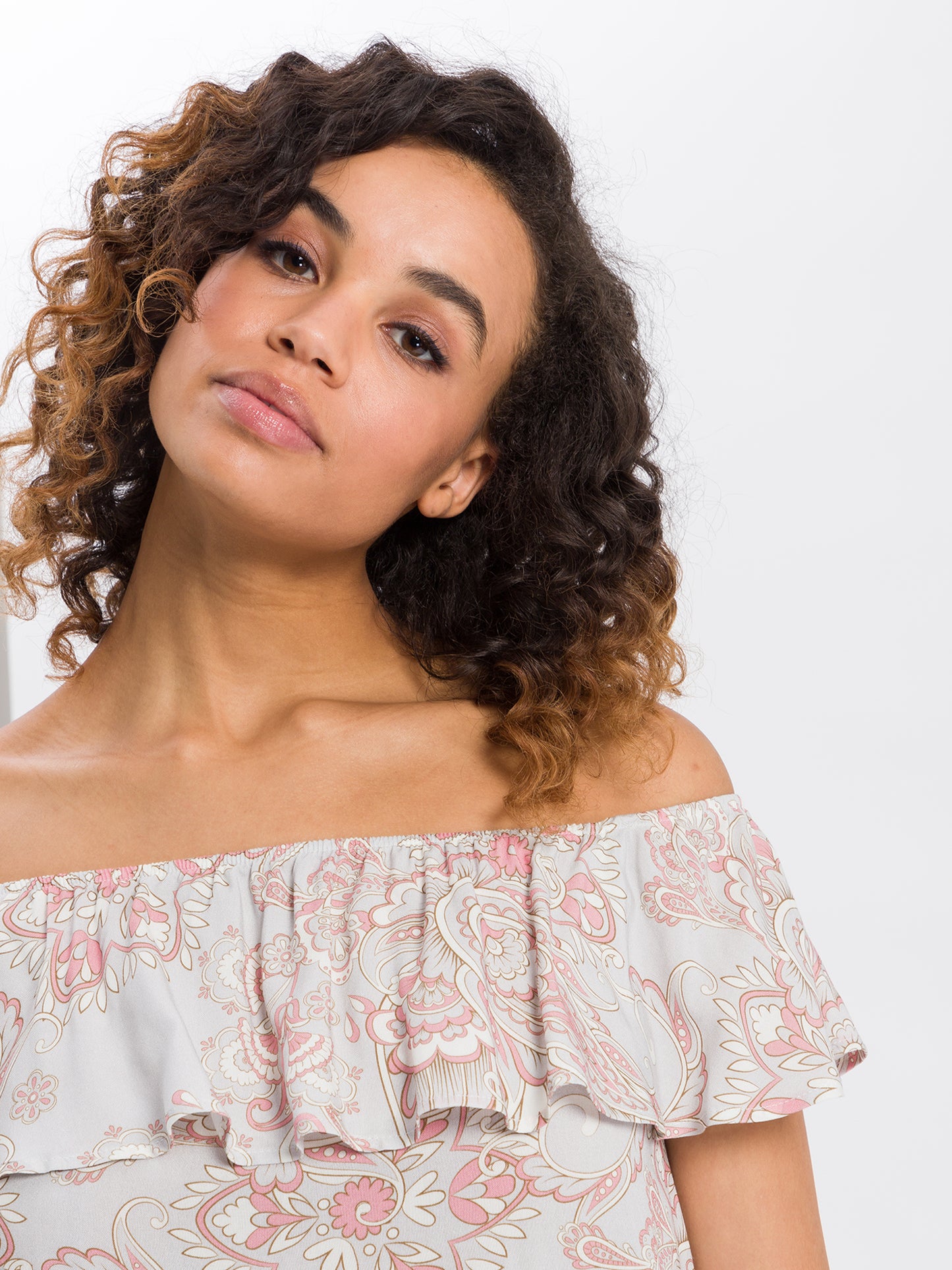 DAMEN PRINTED BLUSE