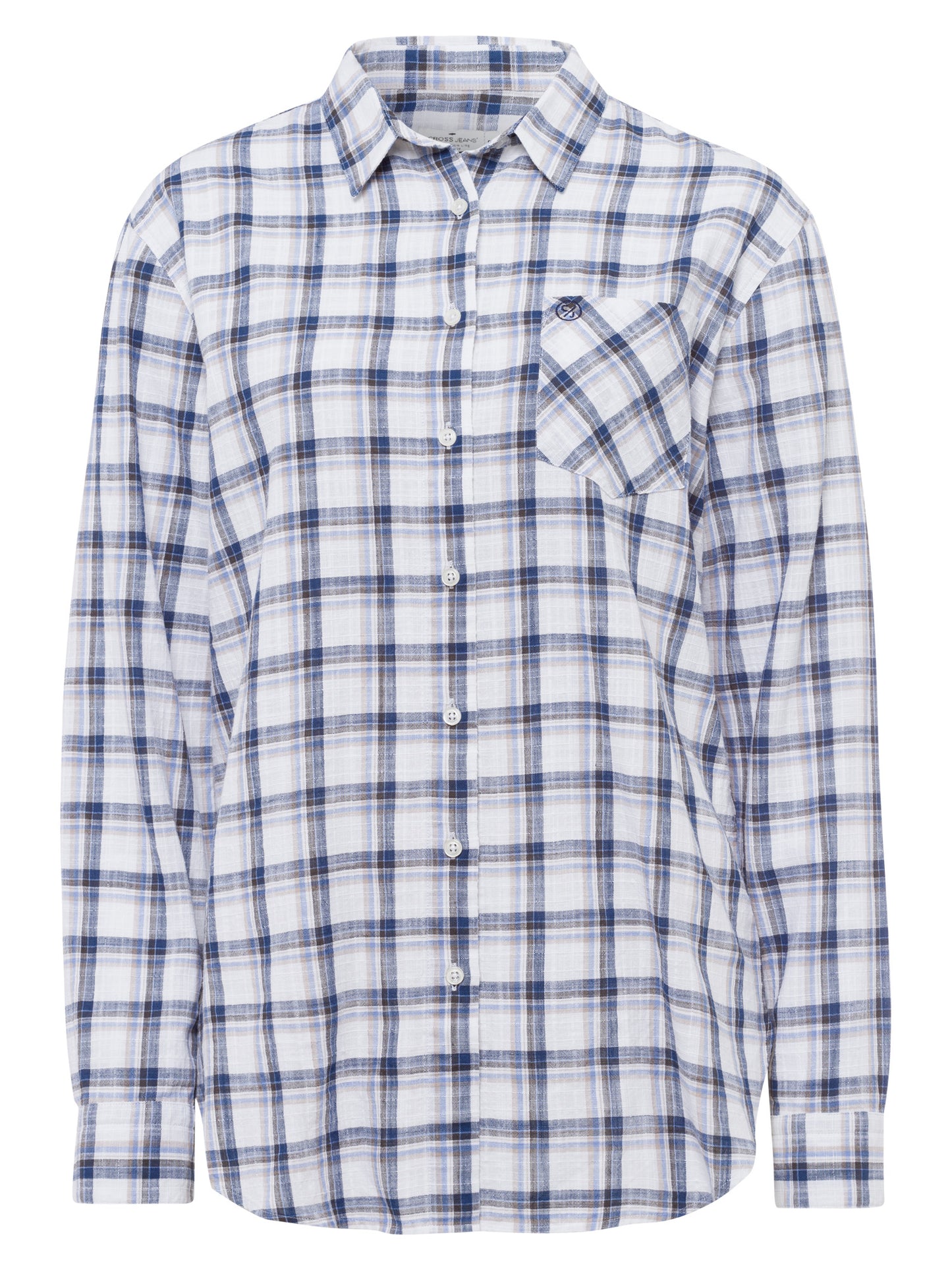 DAMEN CHECKED BLUSE