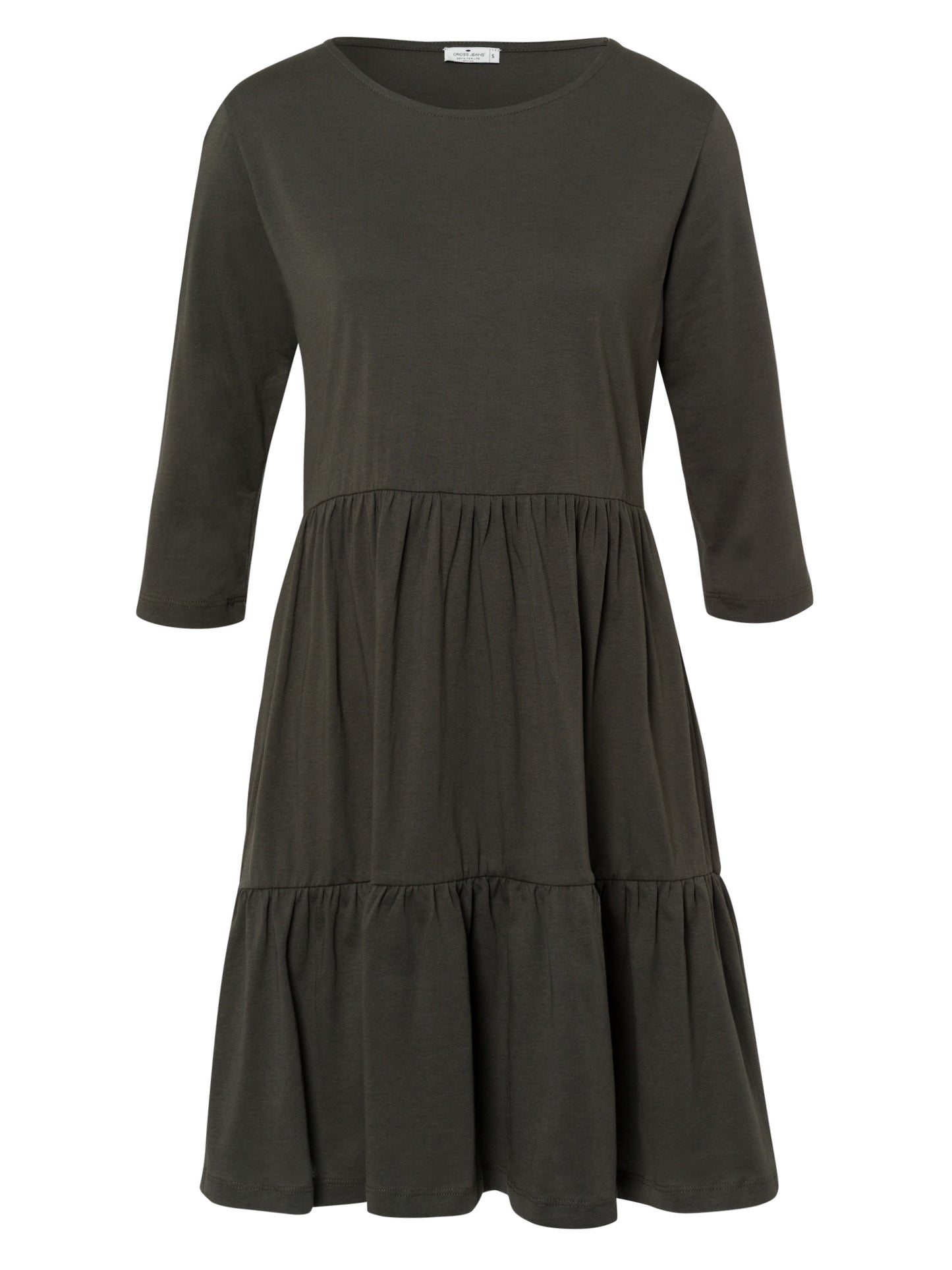 Women's casual dress in dark green