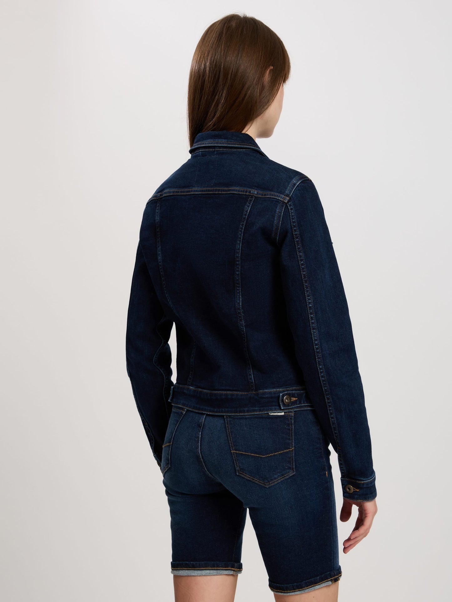 REGULAR JACKET | REGULAR FIT SWEAT DENIM JACKET