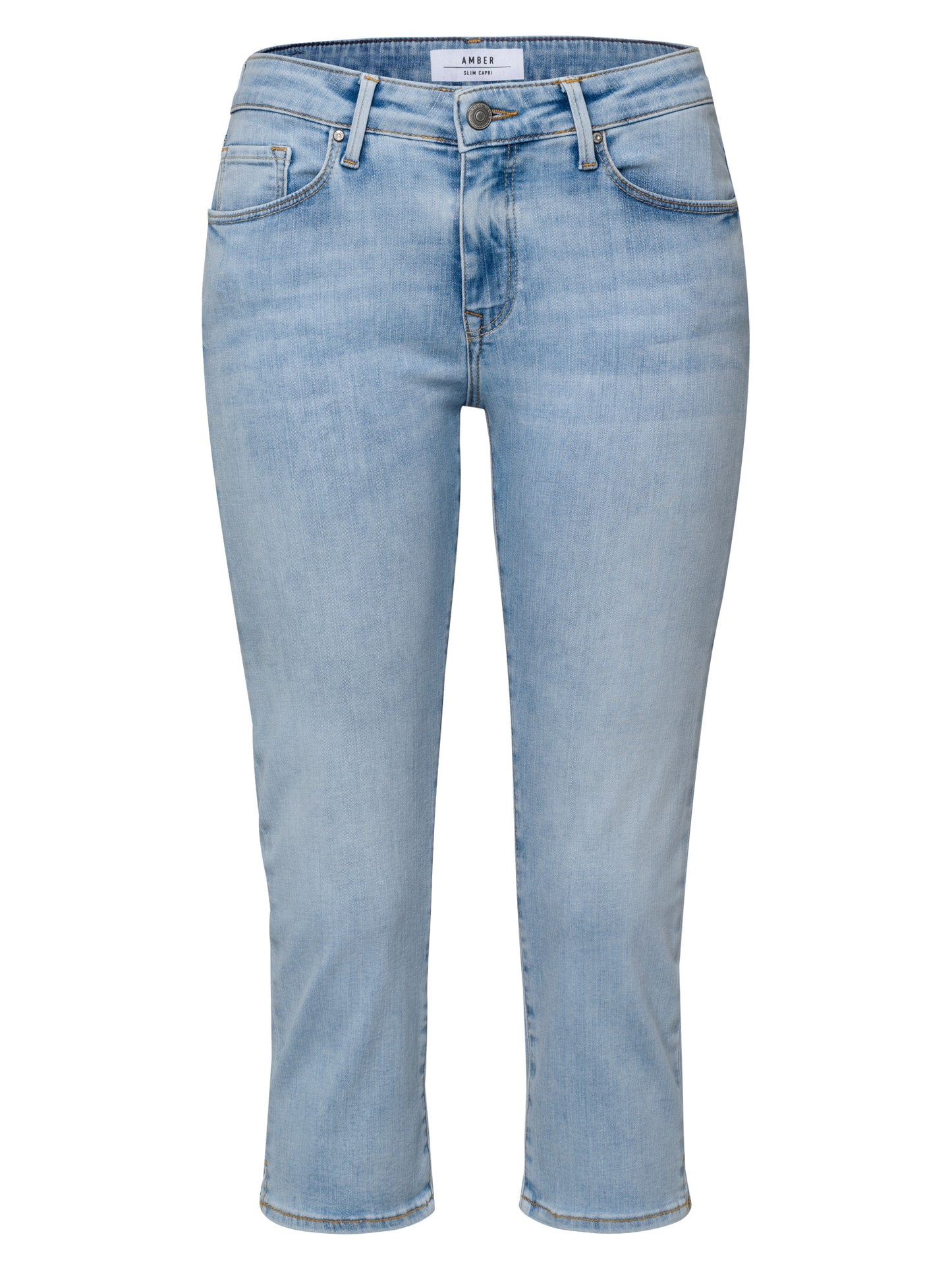 Amber women's jeans Capri light blue