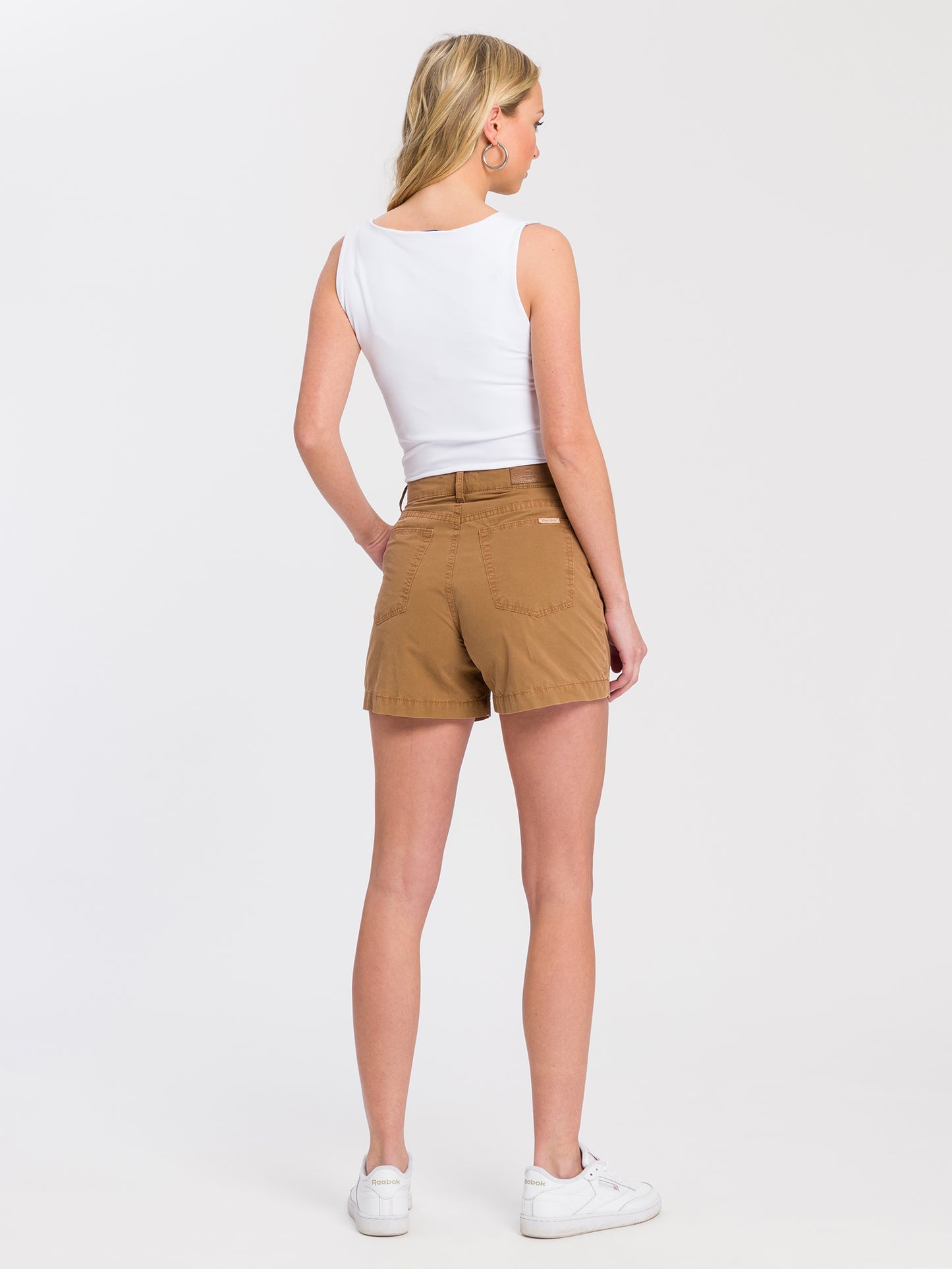 Women's chino shorts brown