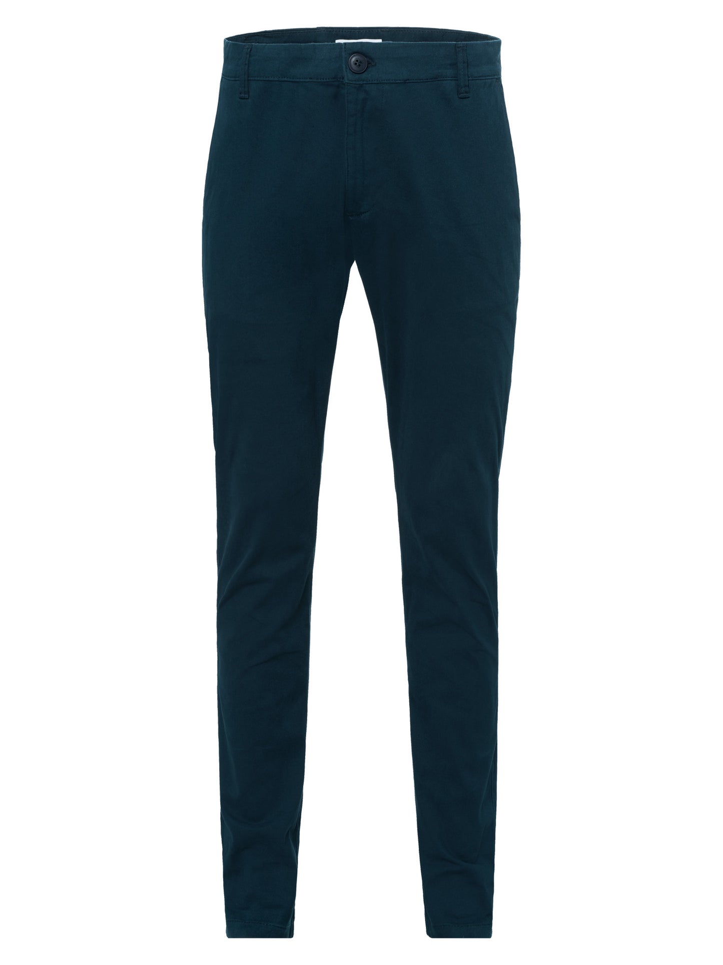 Men's slim tapered fit navy chinos