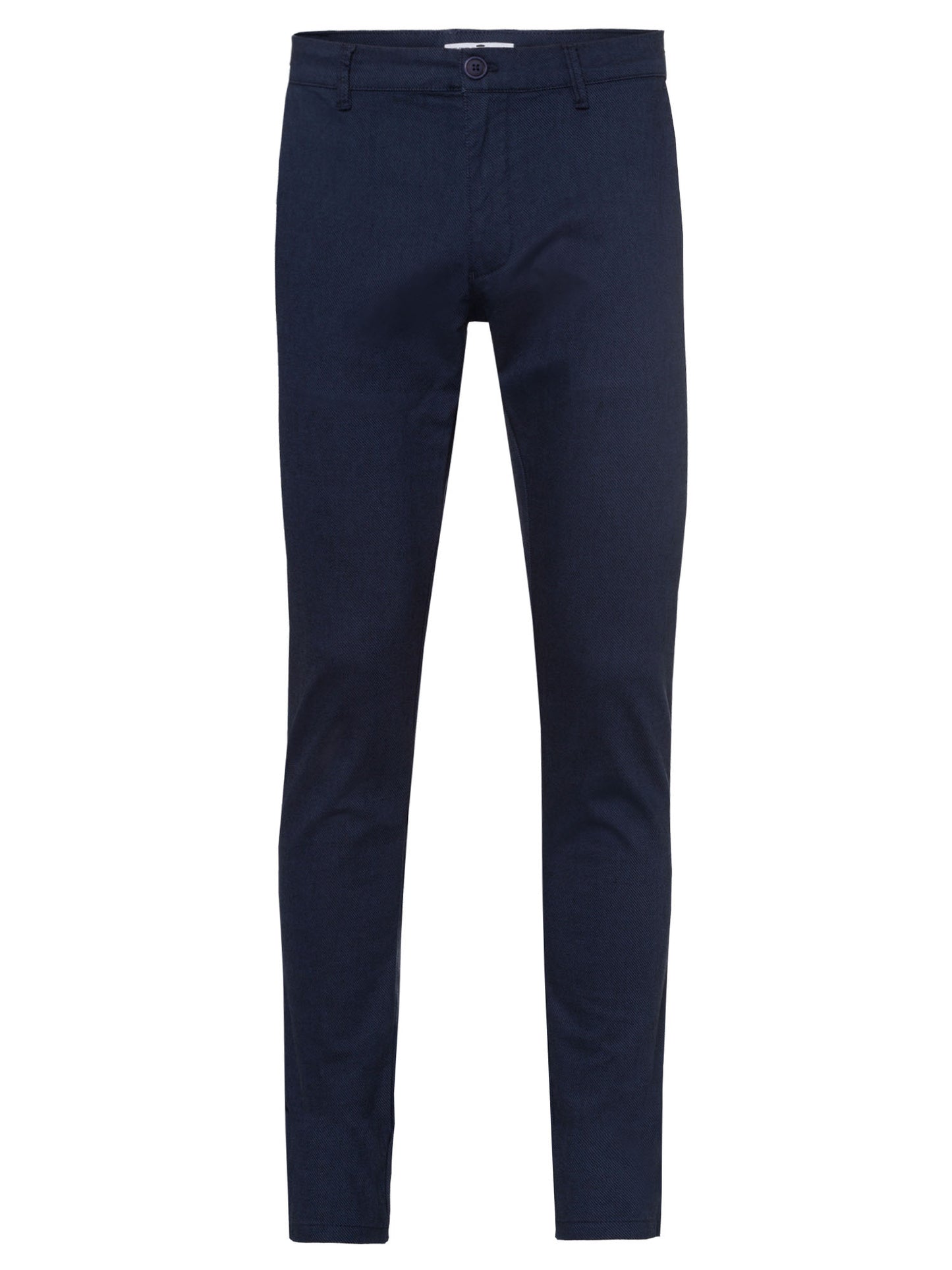 Men's slim tapered fit blue chinos