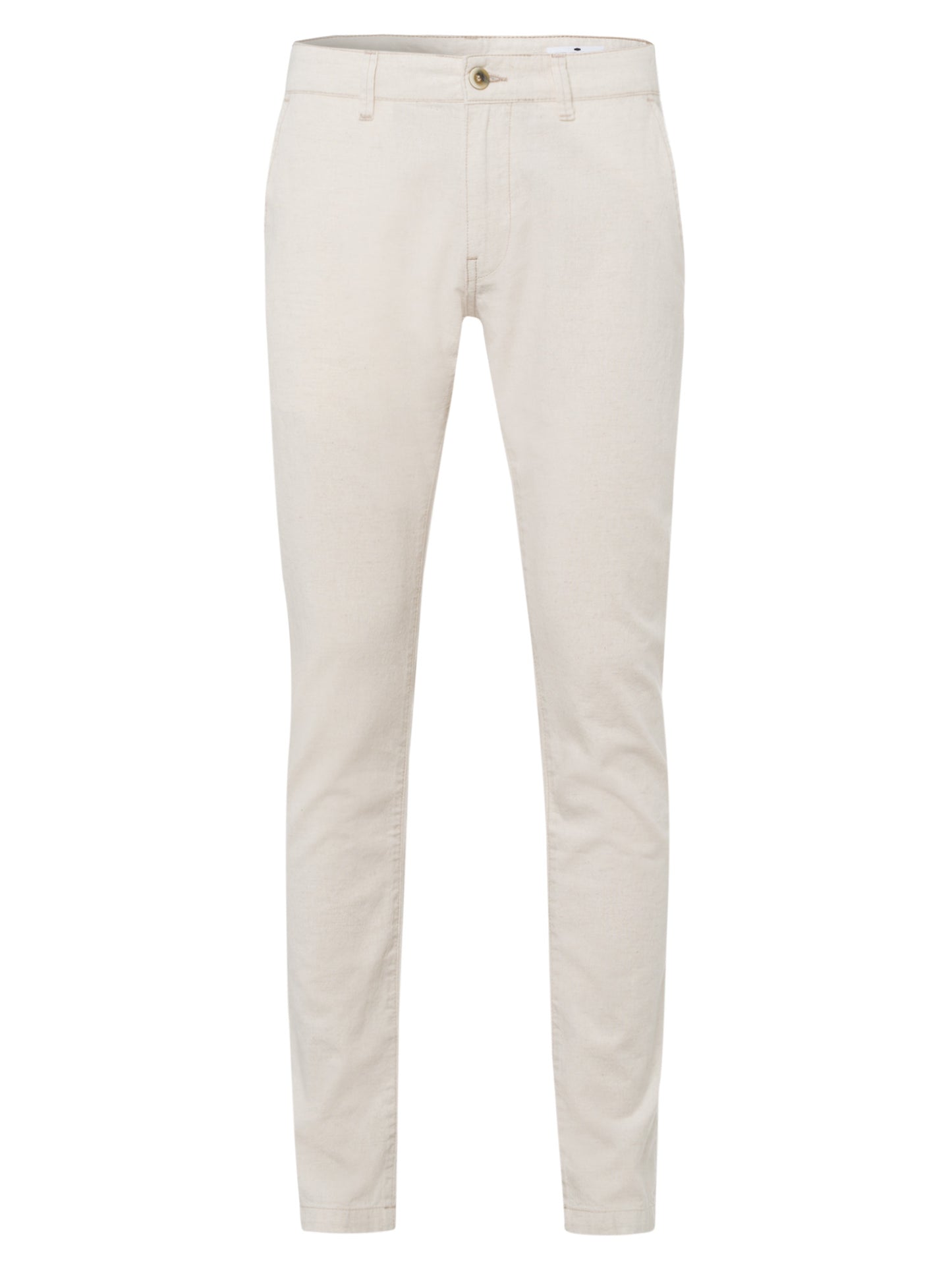 Men's slim tapered fit chinos beige