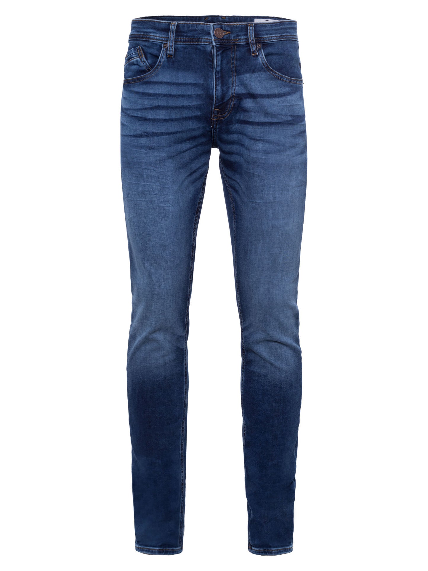 Jimi men's jeans slim fit regular waist tapered leg blue