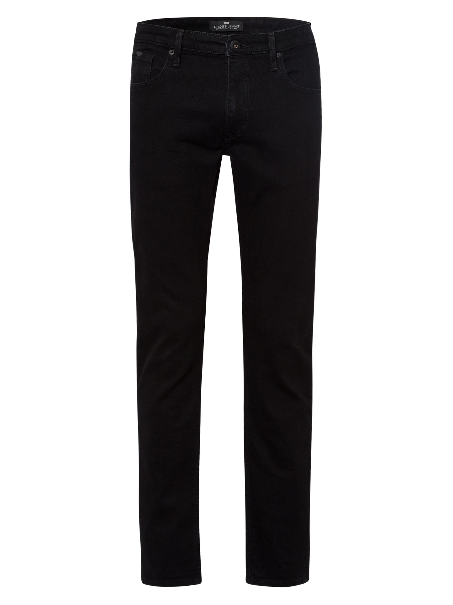 Damien Herren Jeans Slim Fit Regular Waist Straight Leg schwarz.