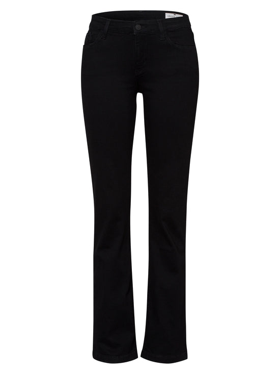 Lauren women's jeans regular fit high waist bootcut black