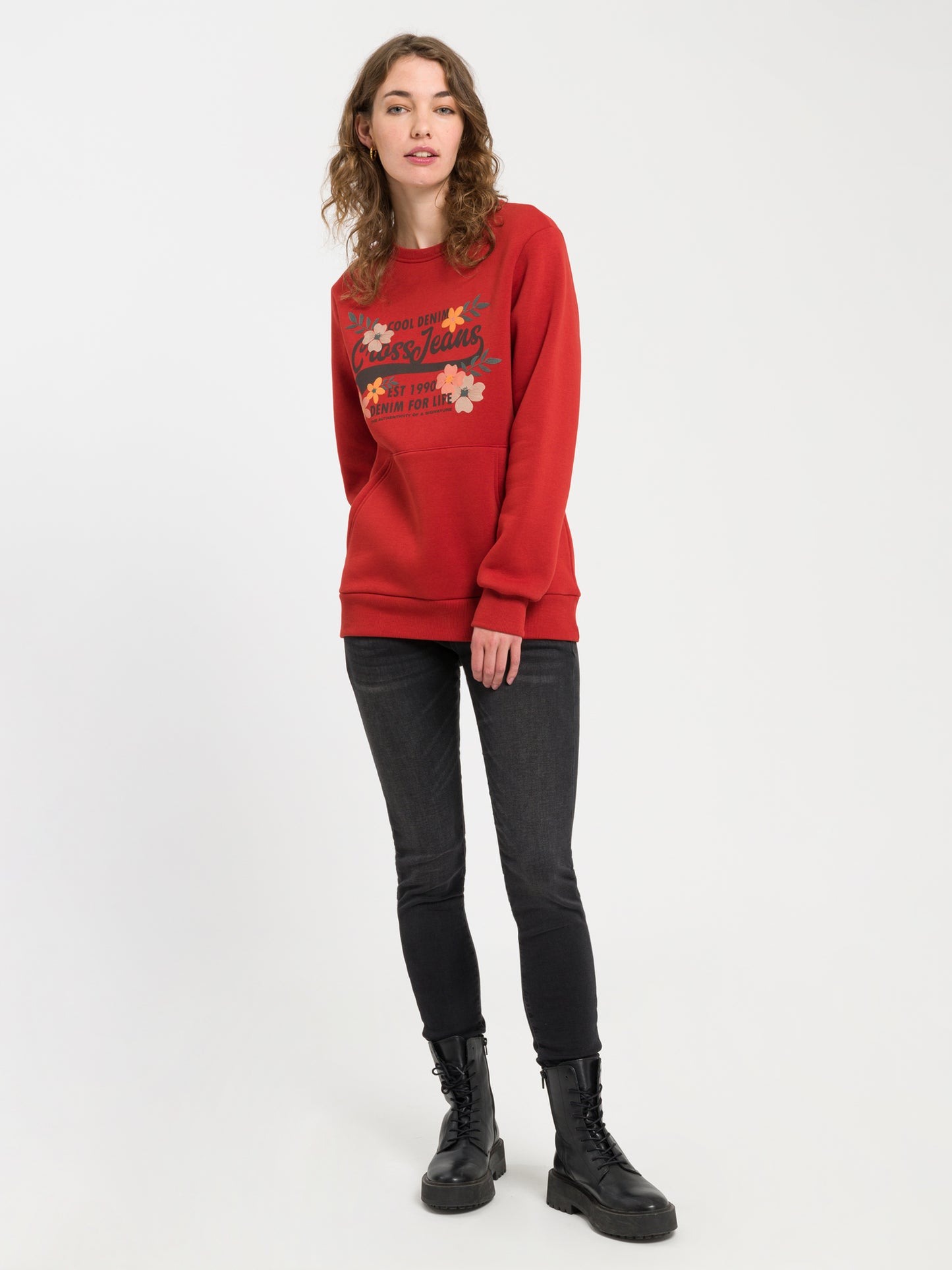 JANELLE | DAMEN SWEAT DENIM JOGG PANTS