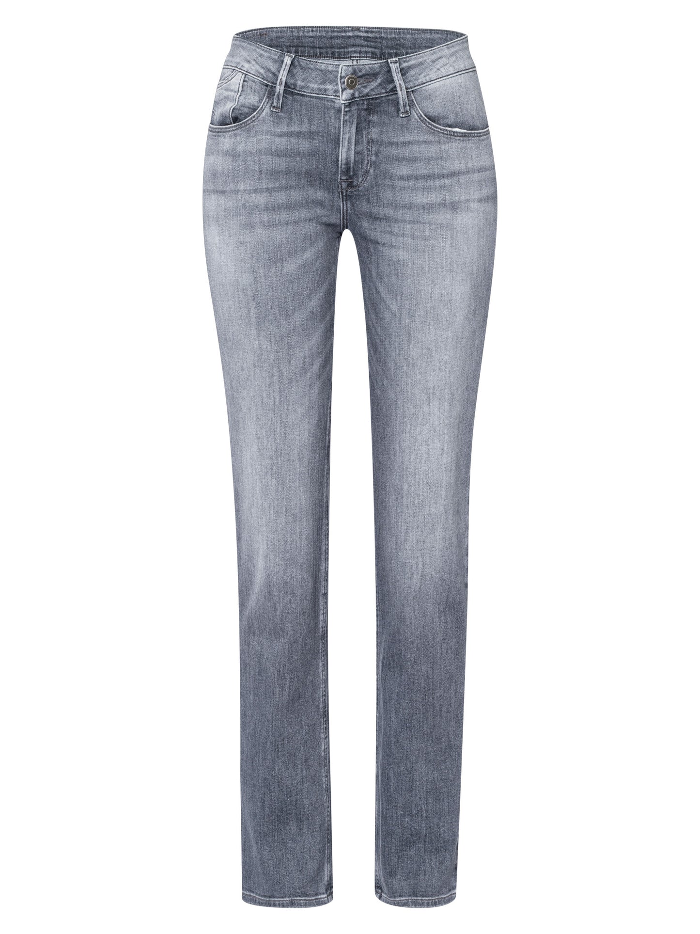 Rose women's jeans regular fit high waist grey