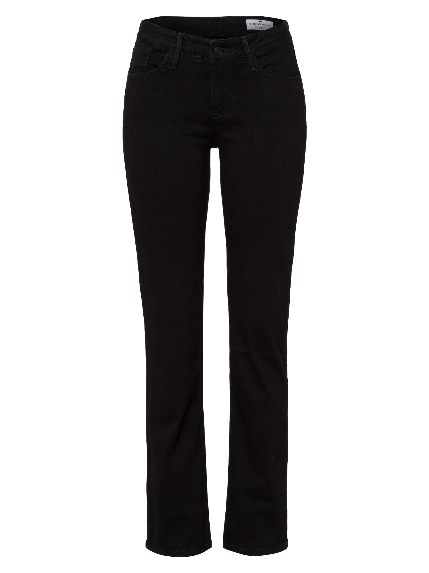 Rose women's jeans regular fit high waist black