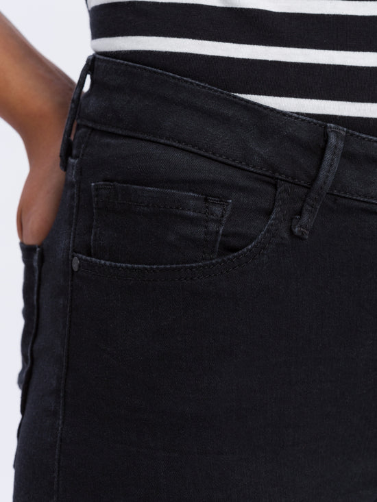 Alan women's jeans skinny fit high waist black