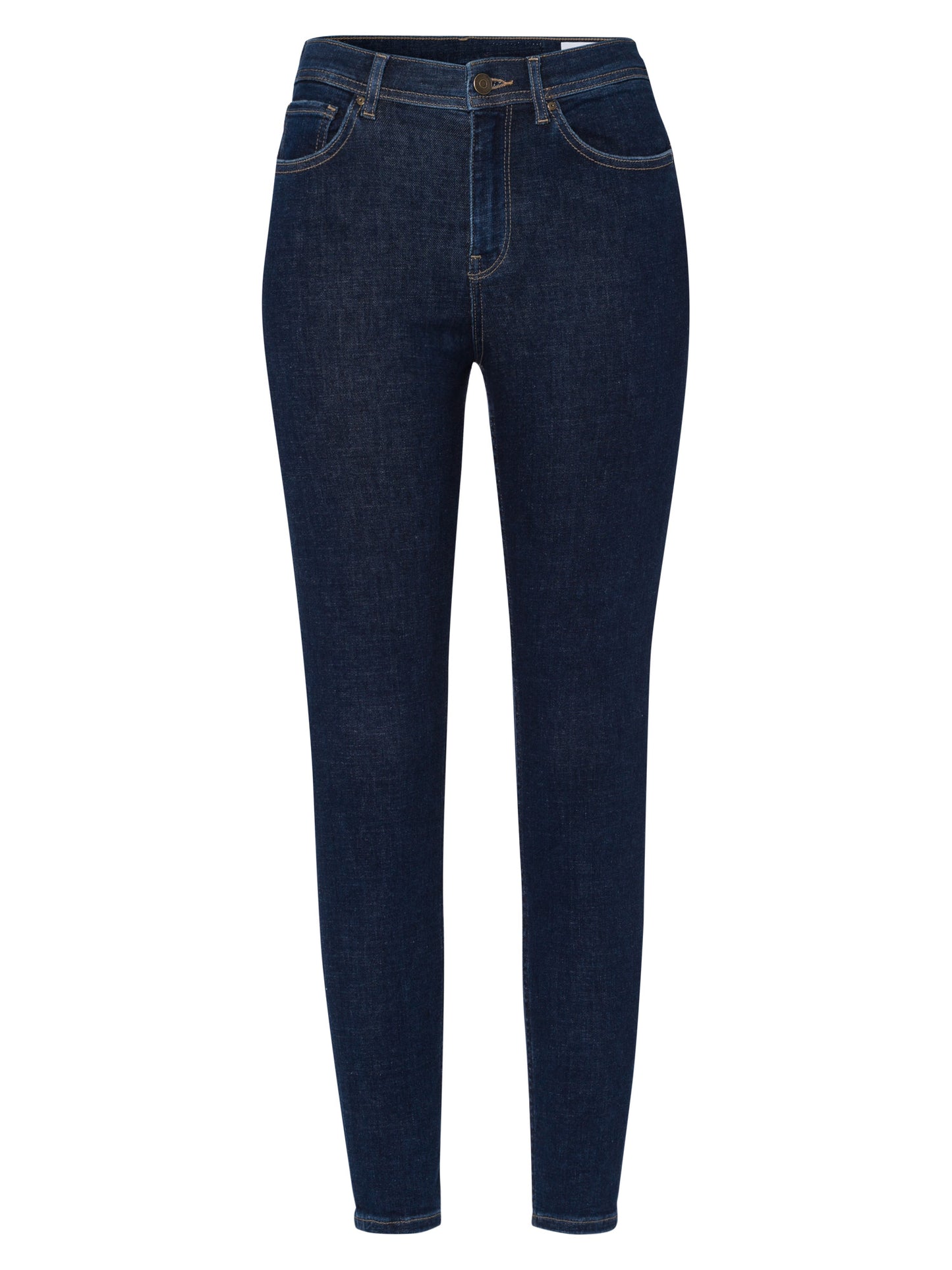 Judy women's jeans super skinny fit high waist ankle length dark blue
