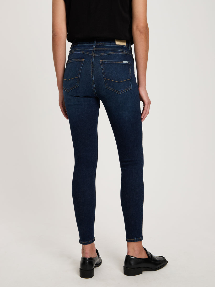 ★ ★ Women's High Rise Skinny Ankle Fit Mid Blue P_429_084_cross_jeans_null_1.