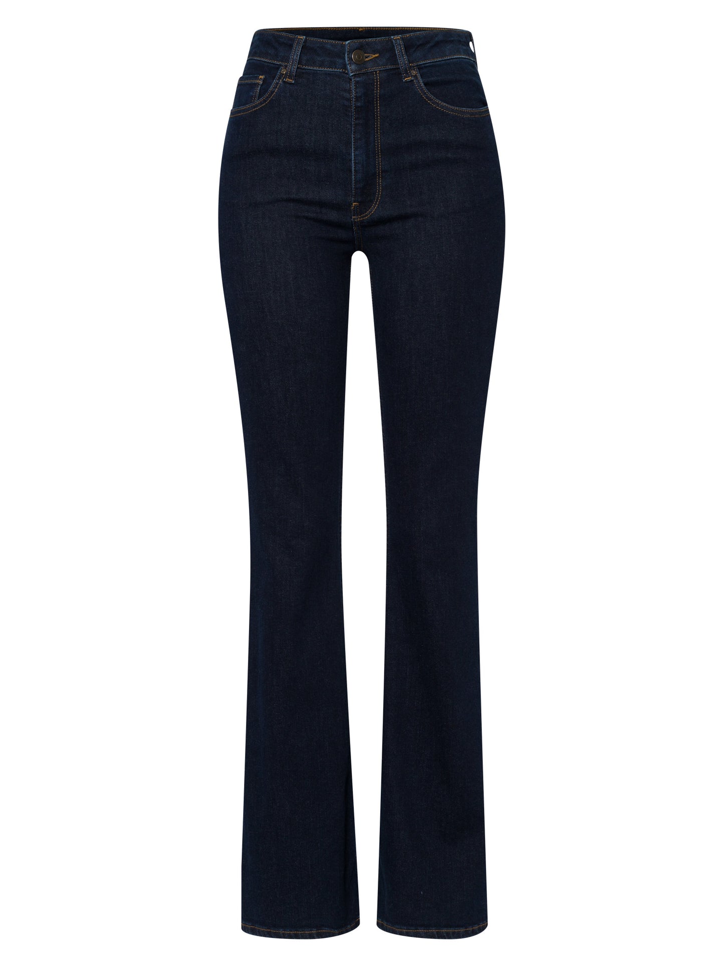 Women's jeans skinny fit high waist flare leg rinsed
