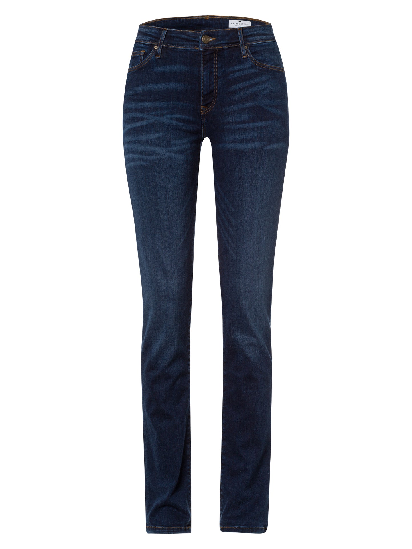 Anya women's jeans slim fit high waist dark blue