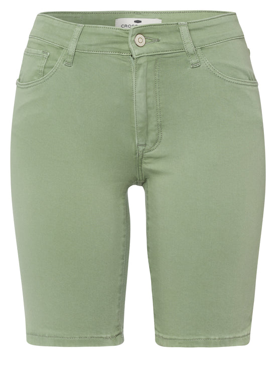 Women's Jeans Shorts Anya Slim Fit High Waist mint