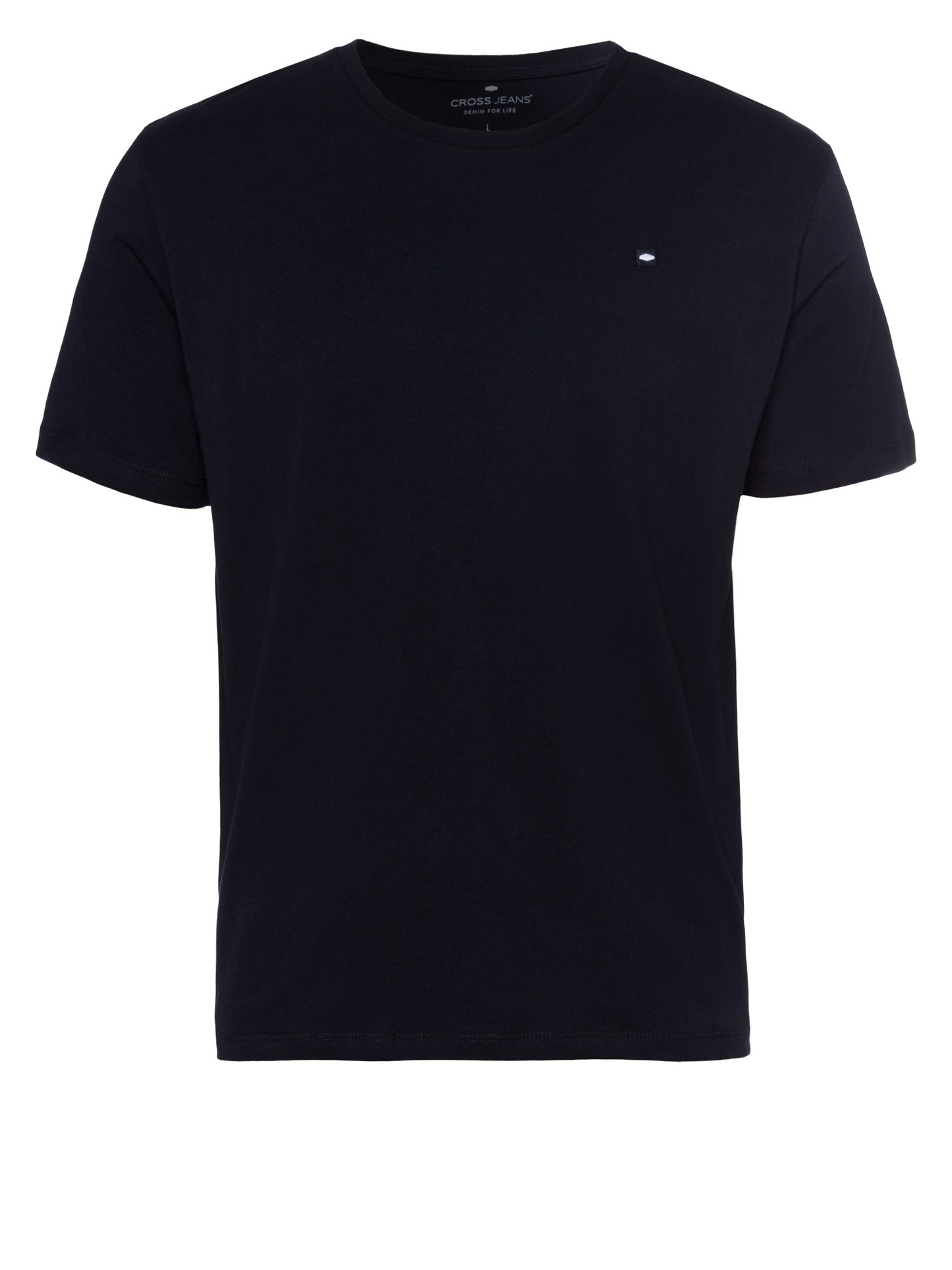 Basic men's t-shirt in navy blue