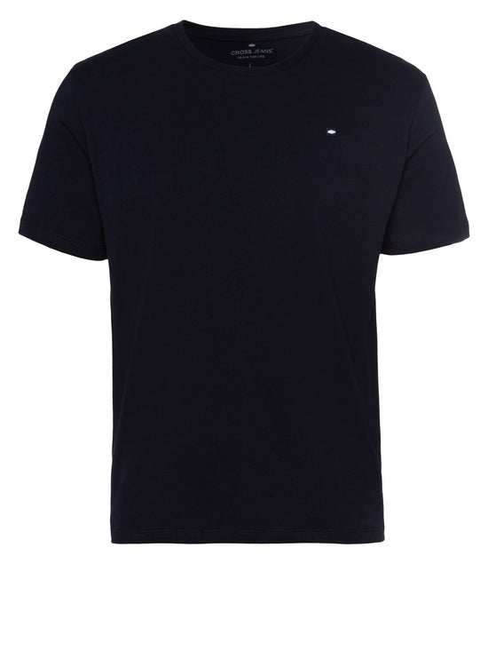Basic men's t-shirt in navy blue