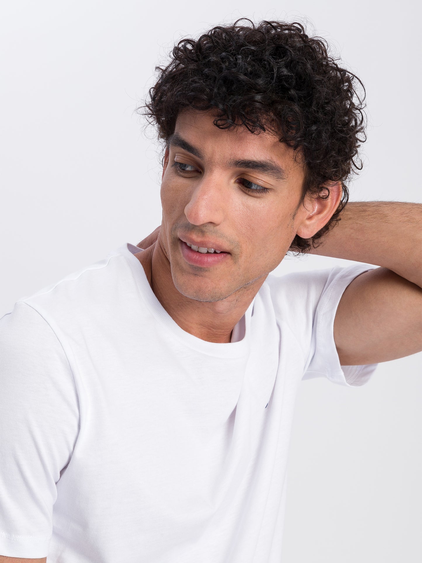 Basic men's T-shirt in white