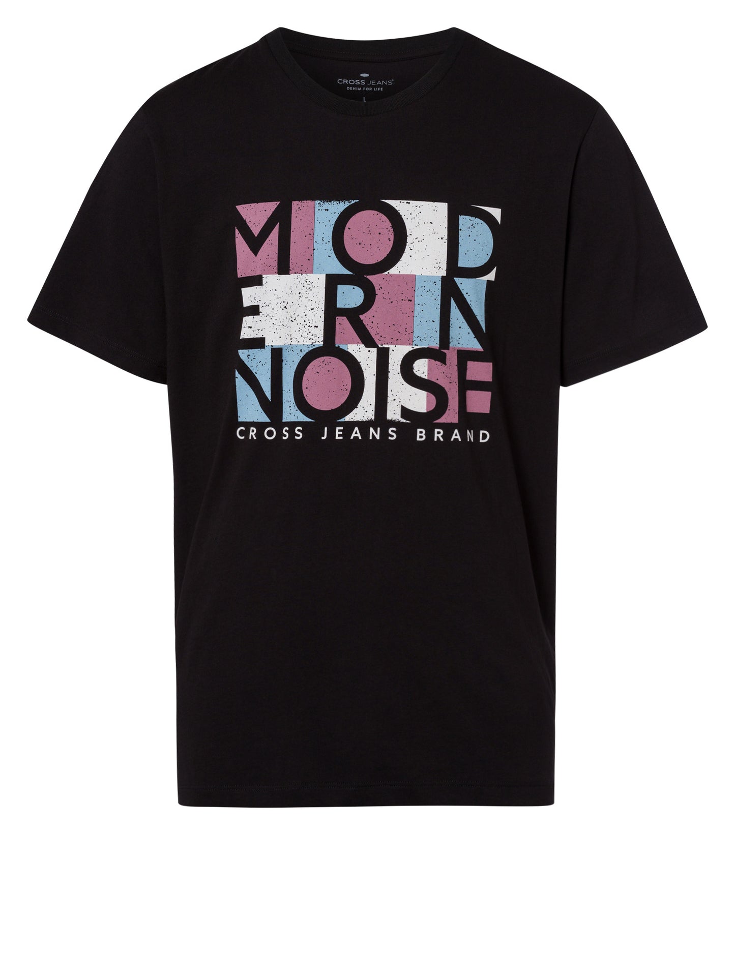 Men's regular print t-shirt black
