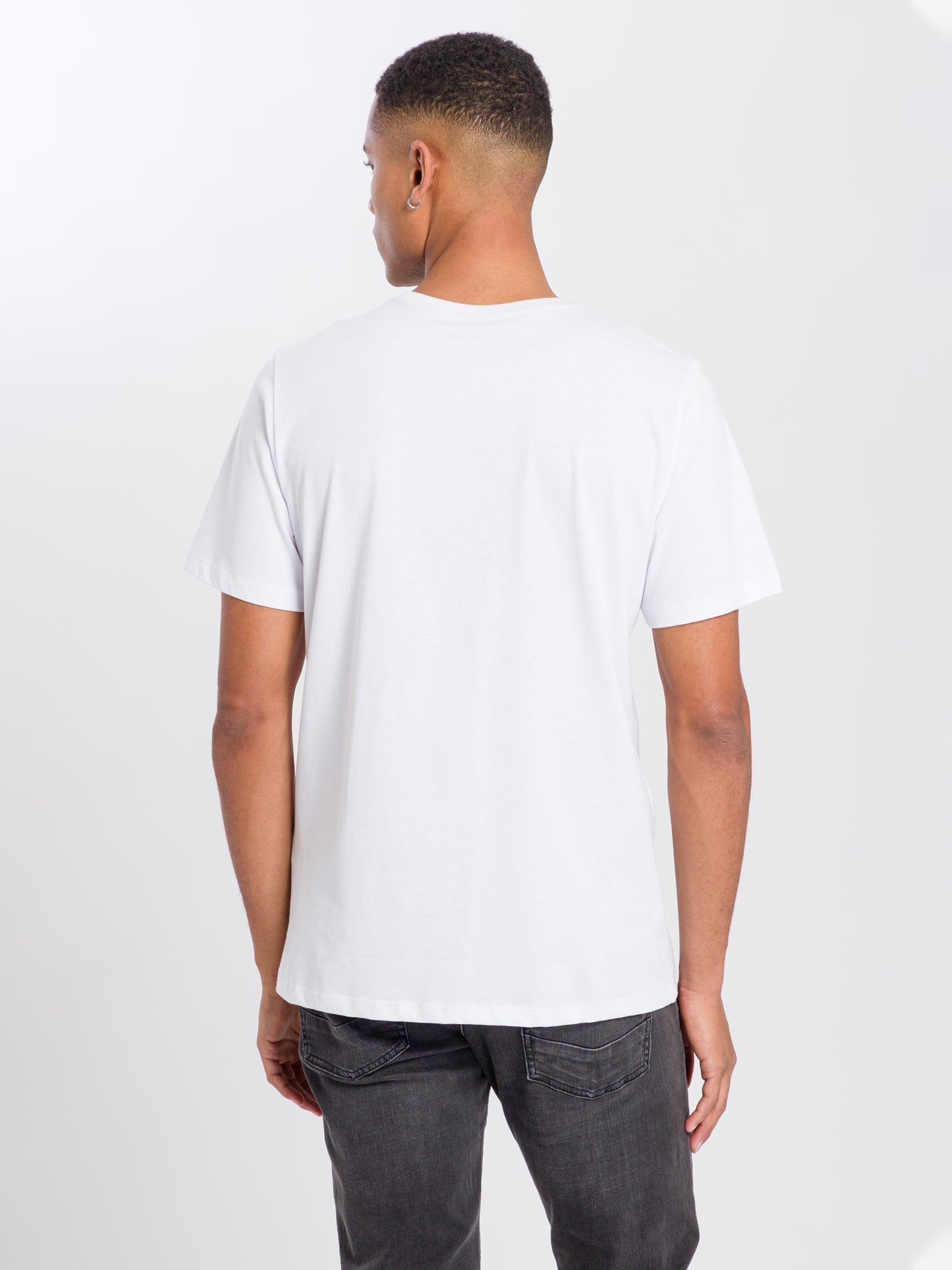 Men's regular t-shirt white