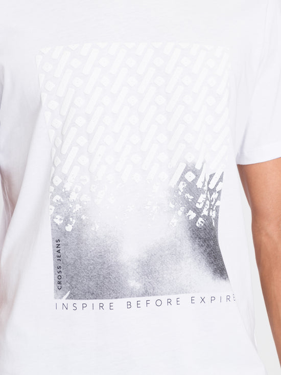 Men's regular t-shirt white
