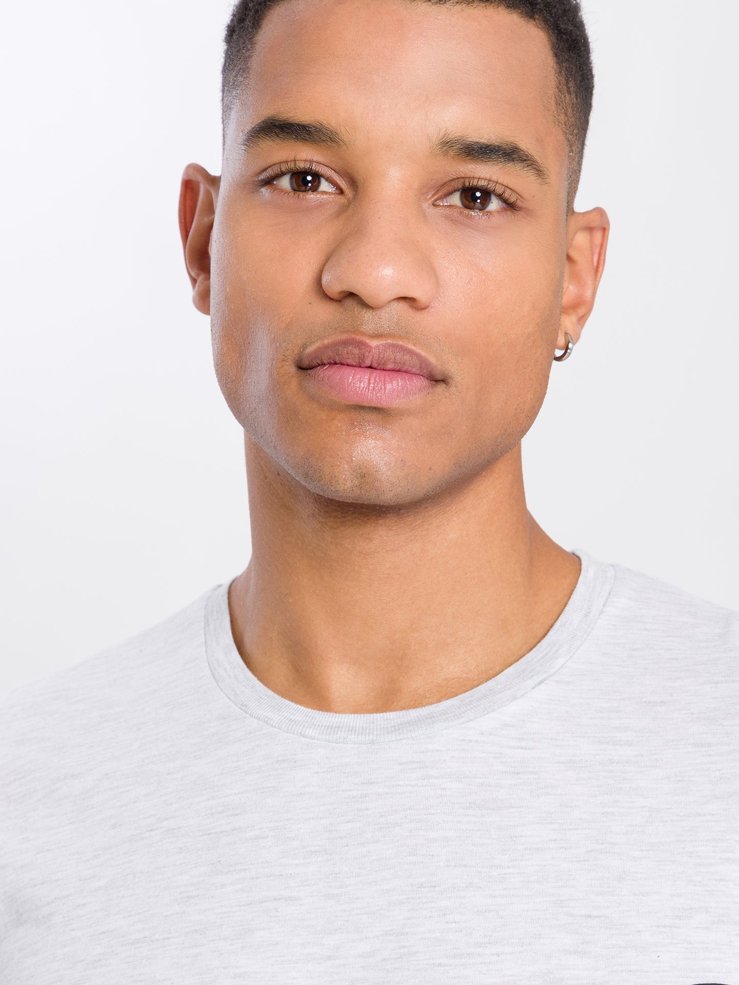 Men's regular print t-shirt grey