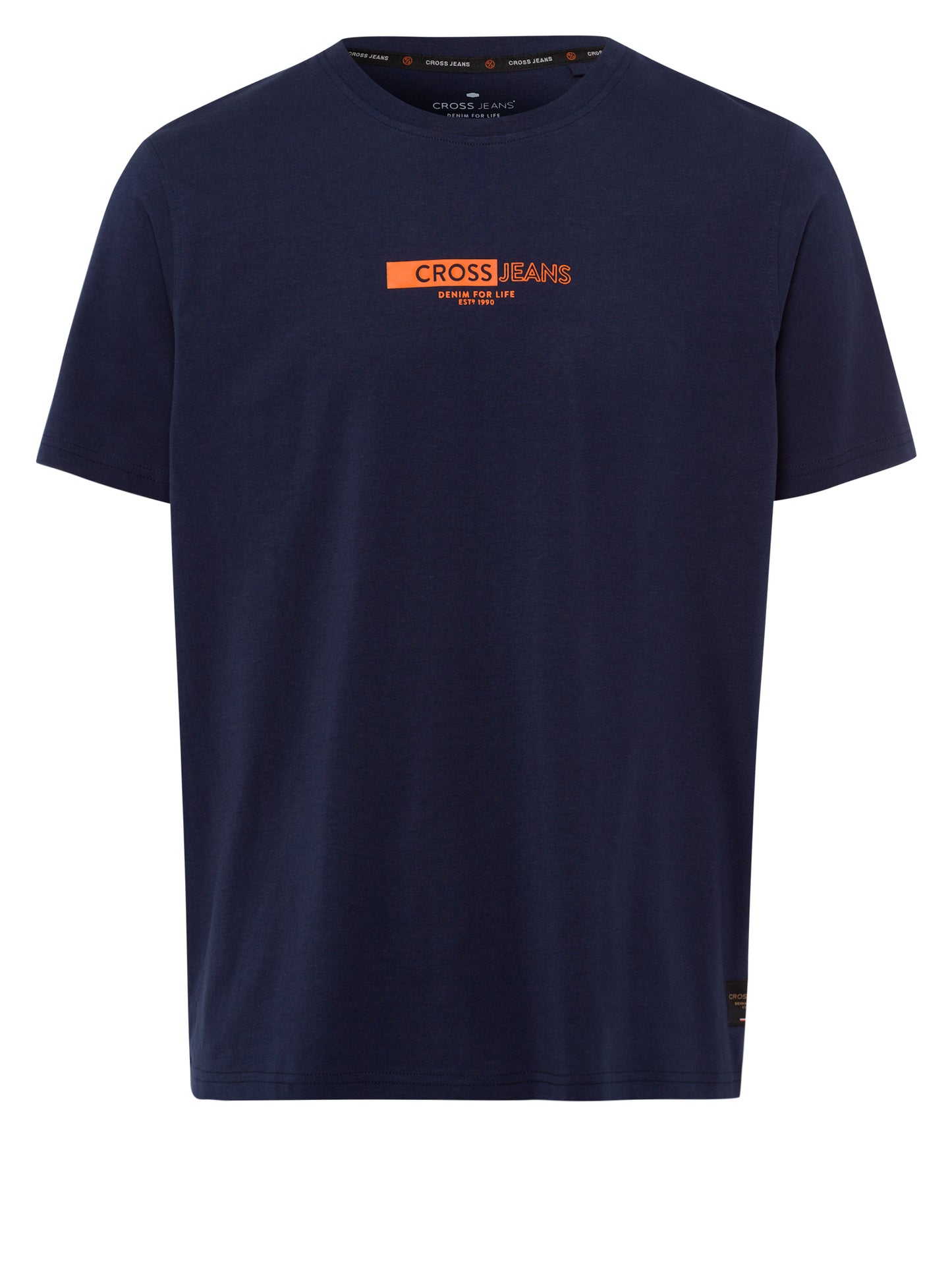 Men's T-Shirt Regular with Print in blue