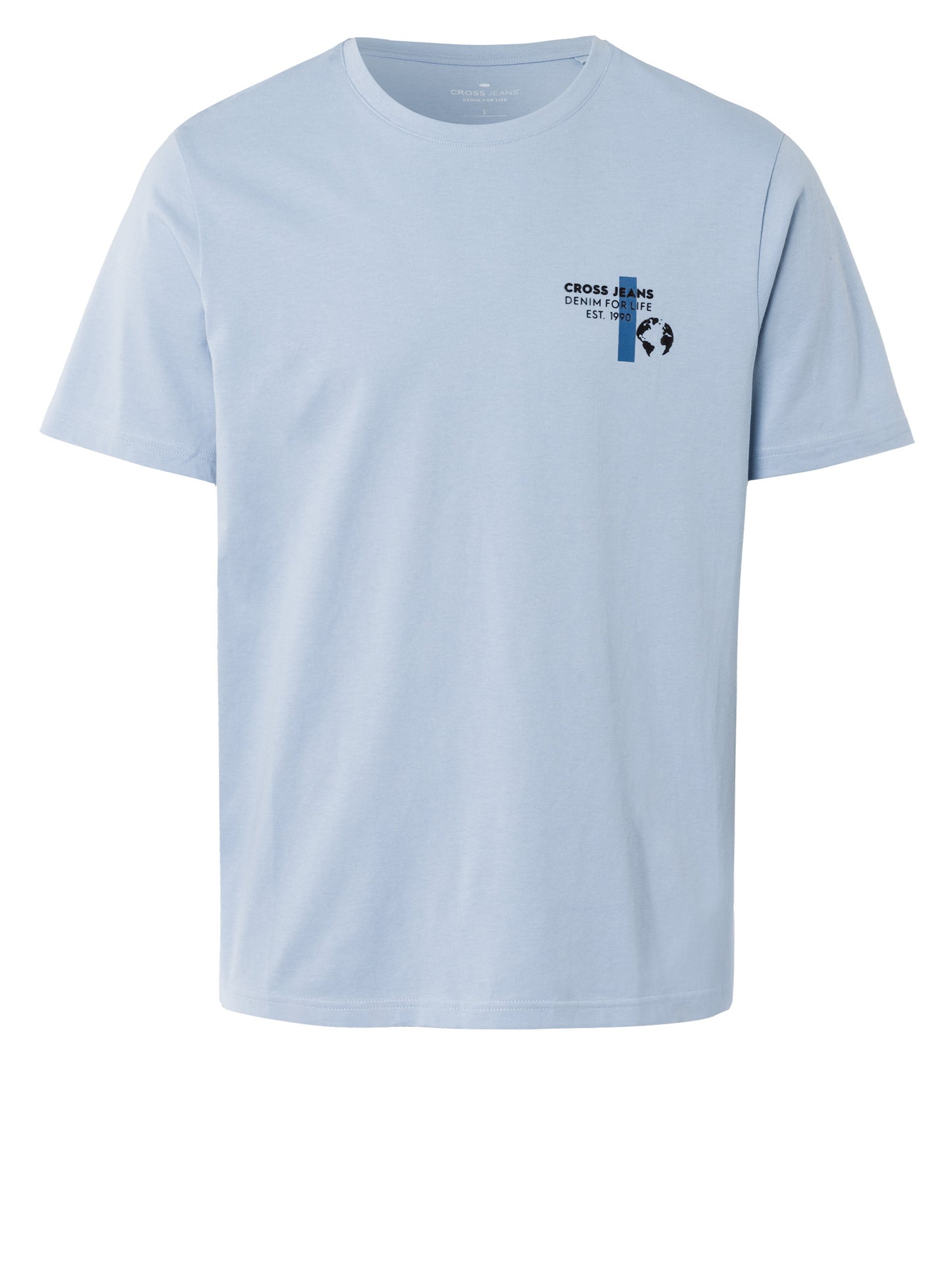 Herren Regular T-Shirt in hellblau