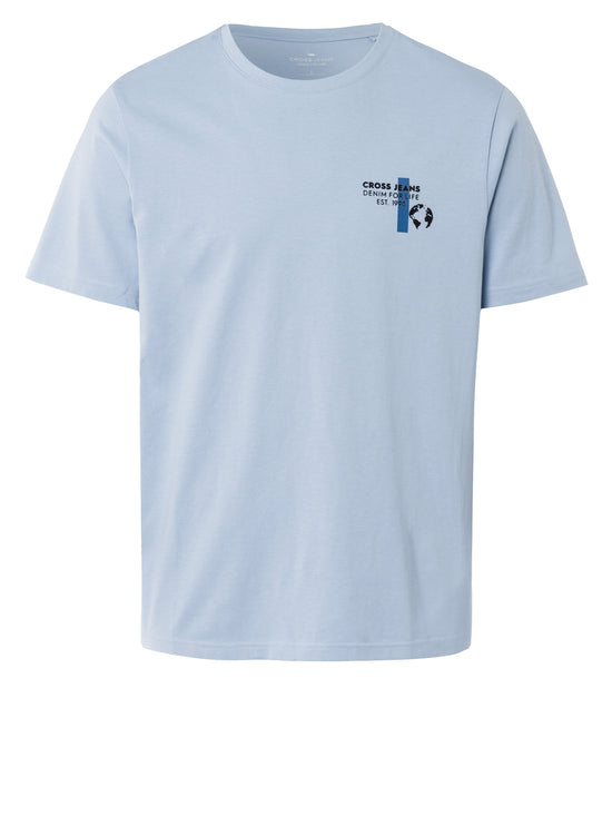 Herren Regular T-Shirt in hellblau