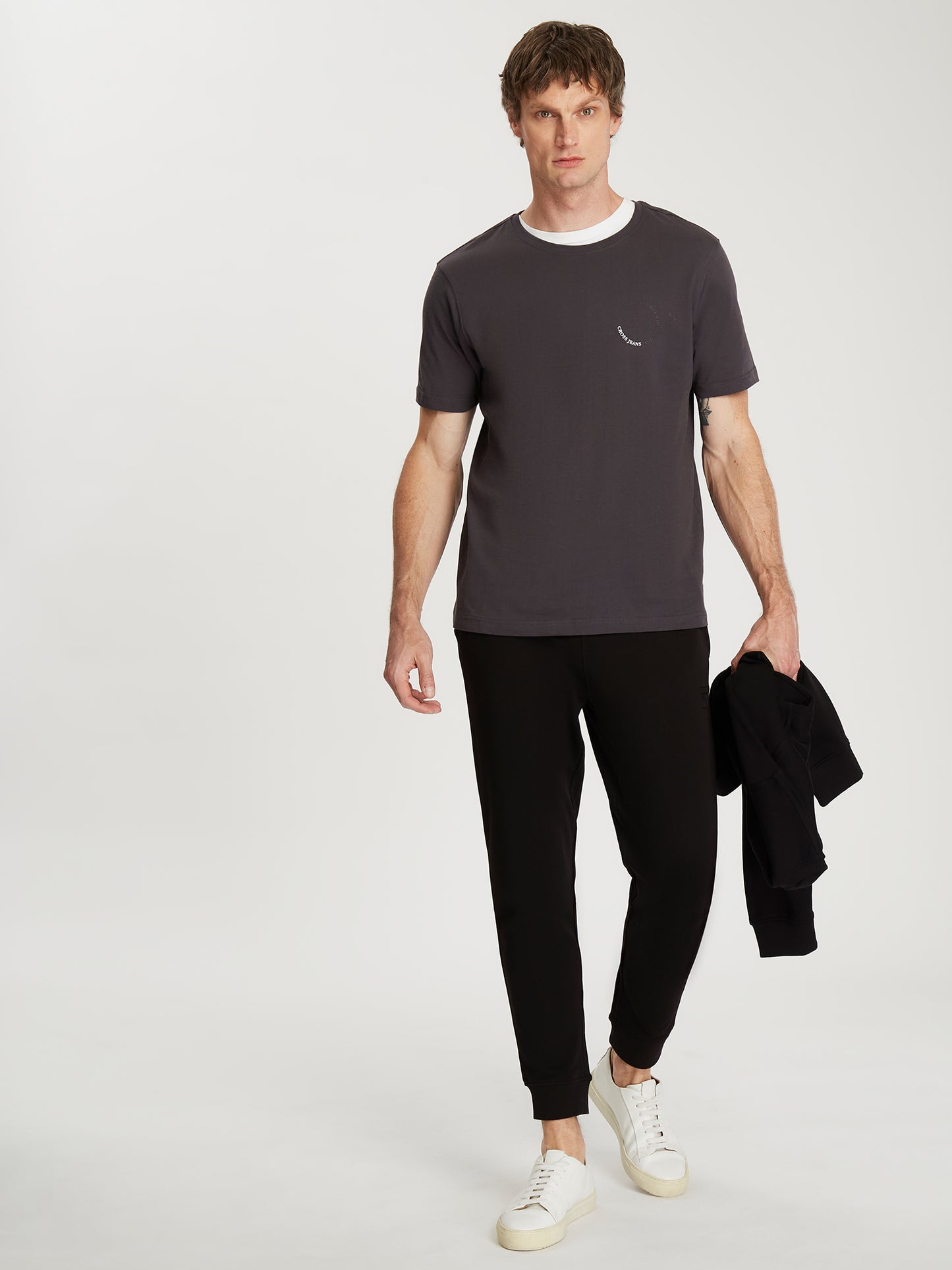 Herren Regular T-Shirt in grau