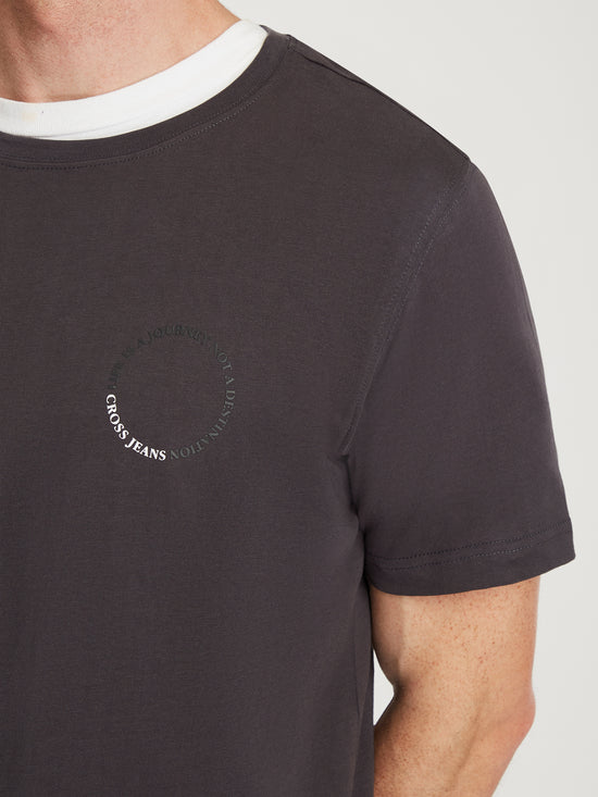 Herren Regular T-Shirt in grau