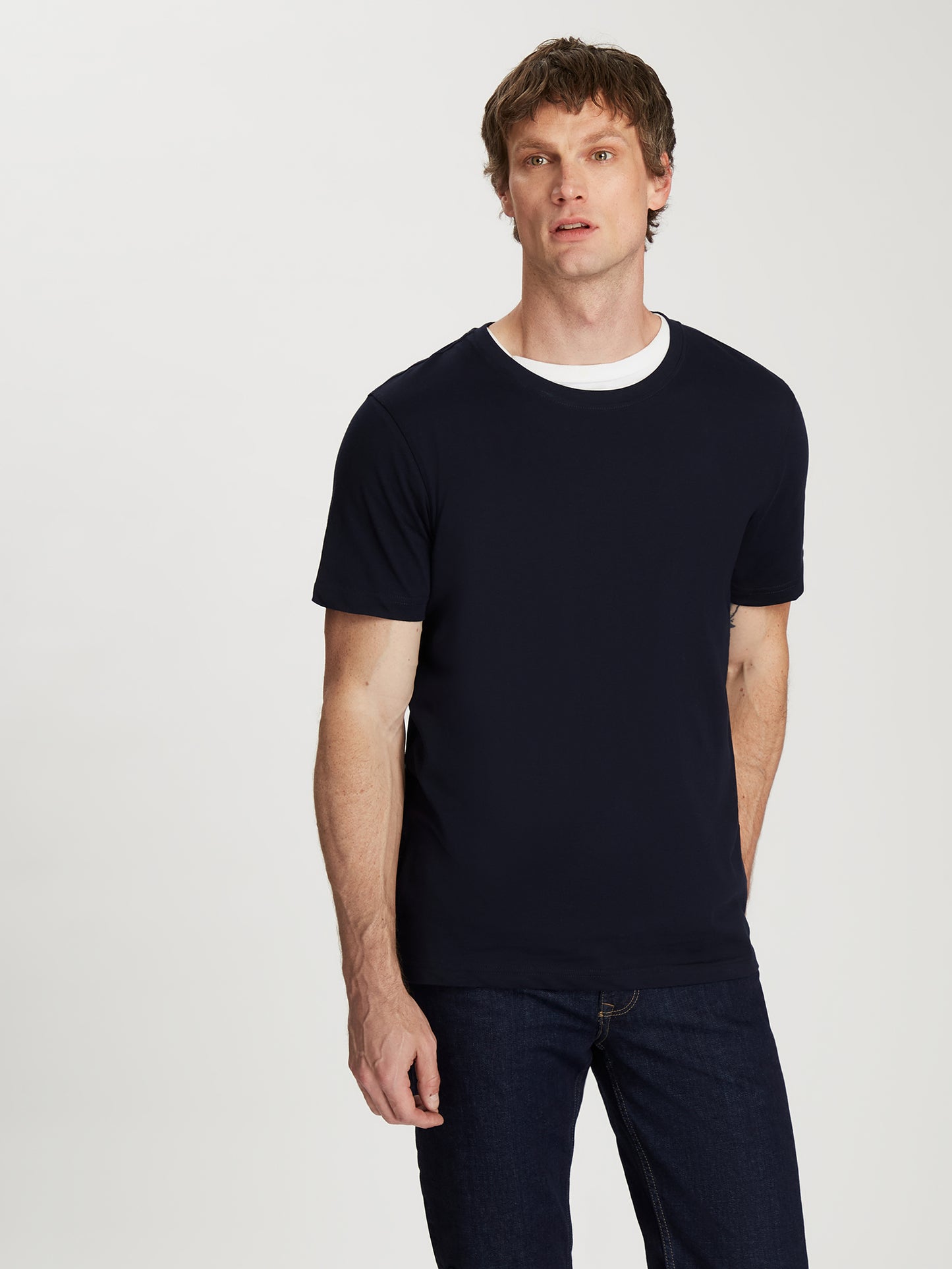 Herren Regular T-Shirt In Navy