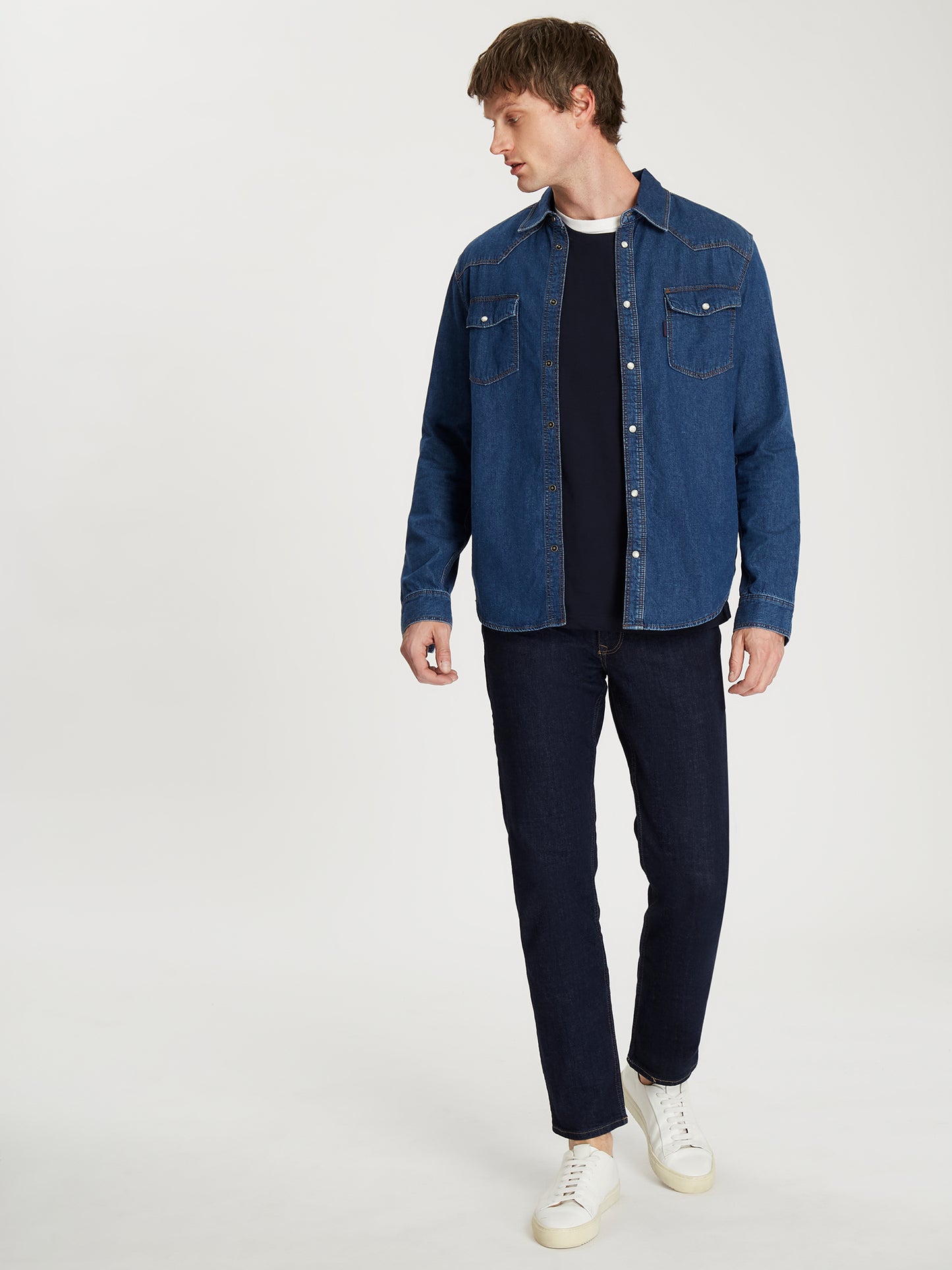 Herren Regular T-Shirt In Navy