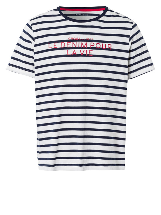 Herren Regular T-Shirt gestreift