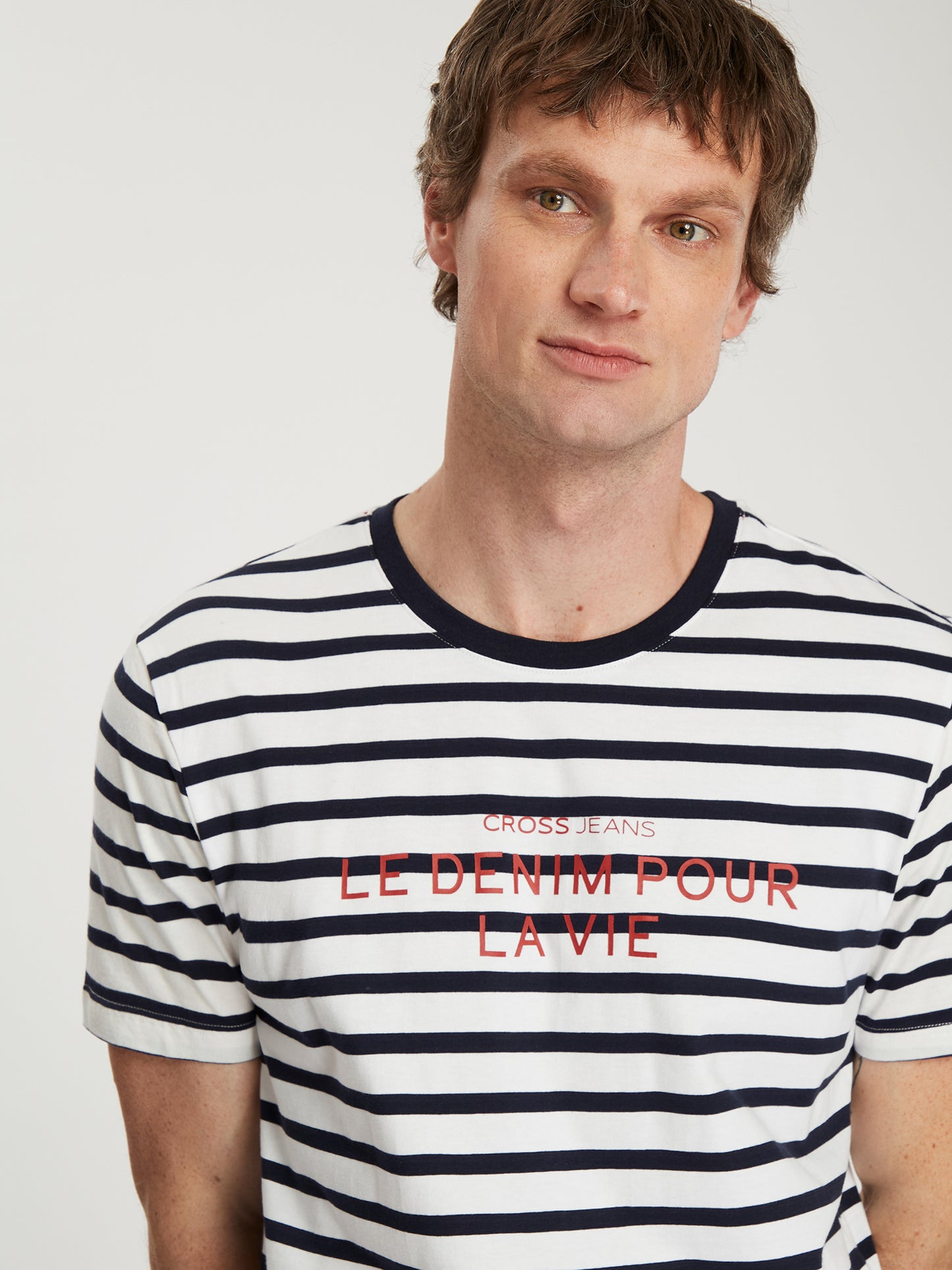 Herren Regular T-Shirt gestreift
