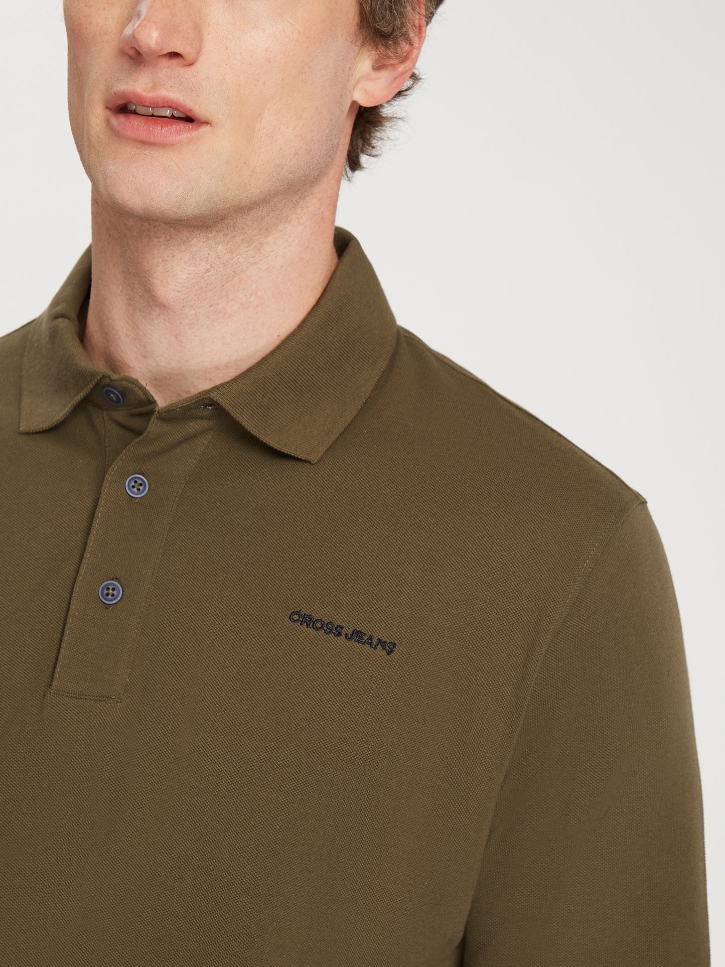 Herren Regular Poloshirt in khaki