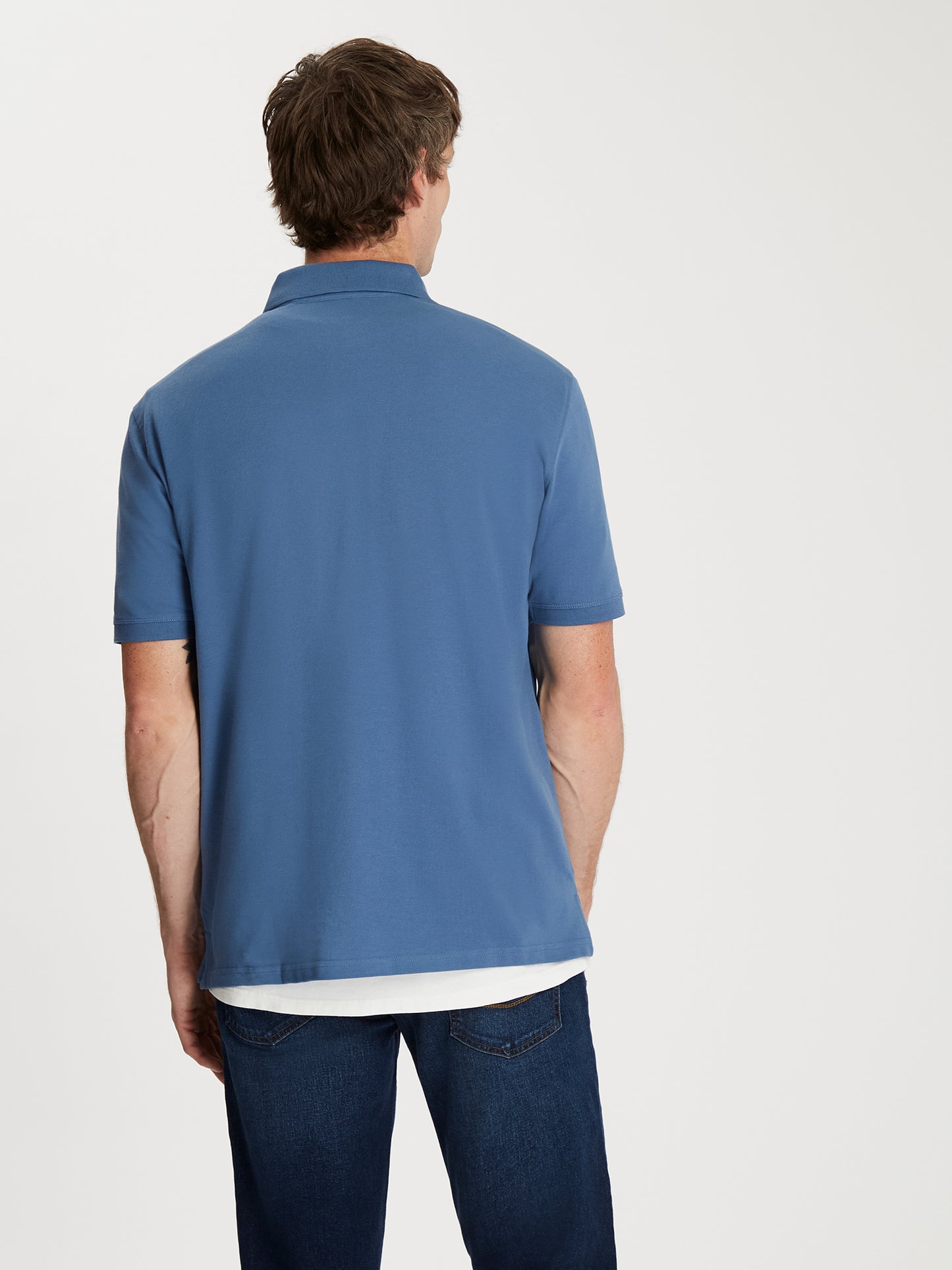 Herren Regular T-Shirt in blau