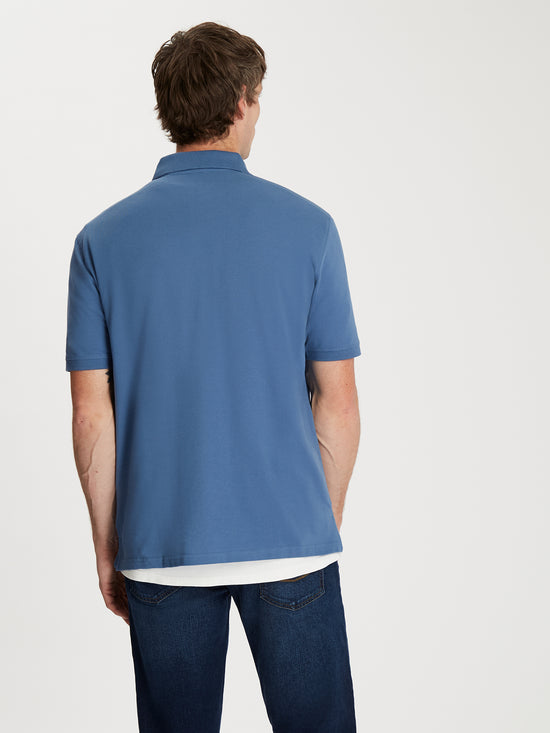 Herren Regular T-Shirt in blau