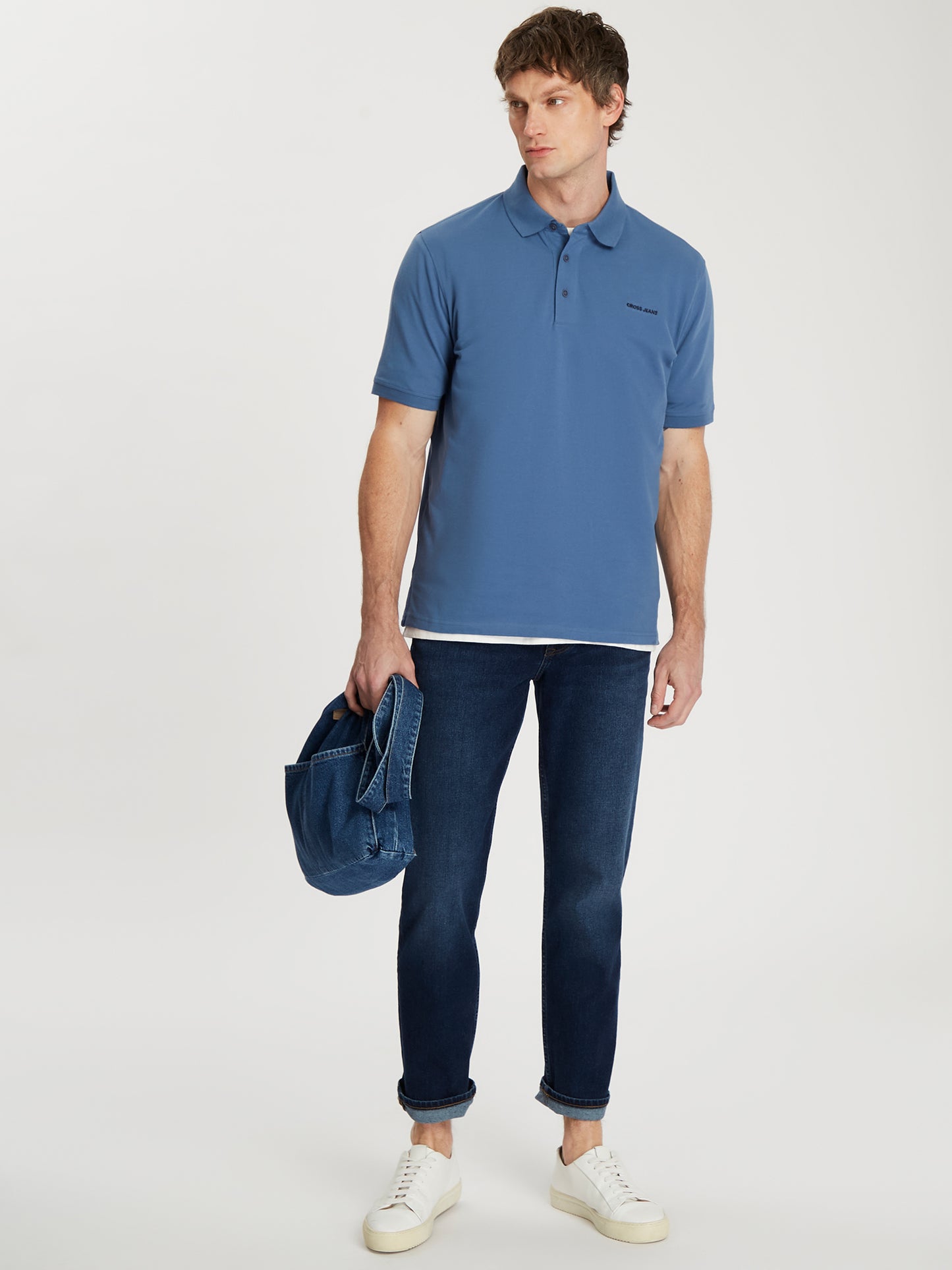 Herren Regular T-Shirt in blau
