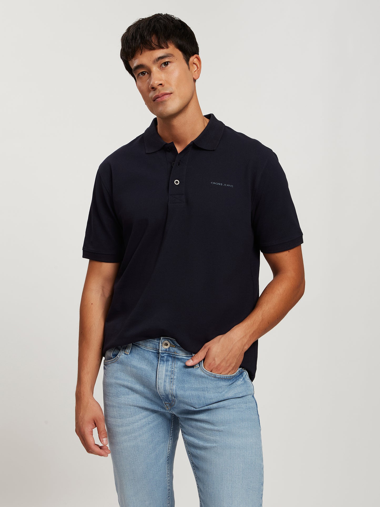 Herren Regular T-Shirt in navy